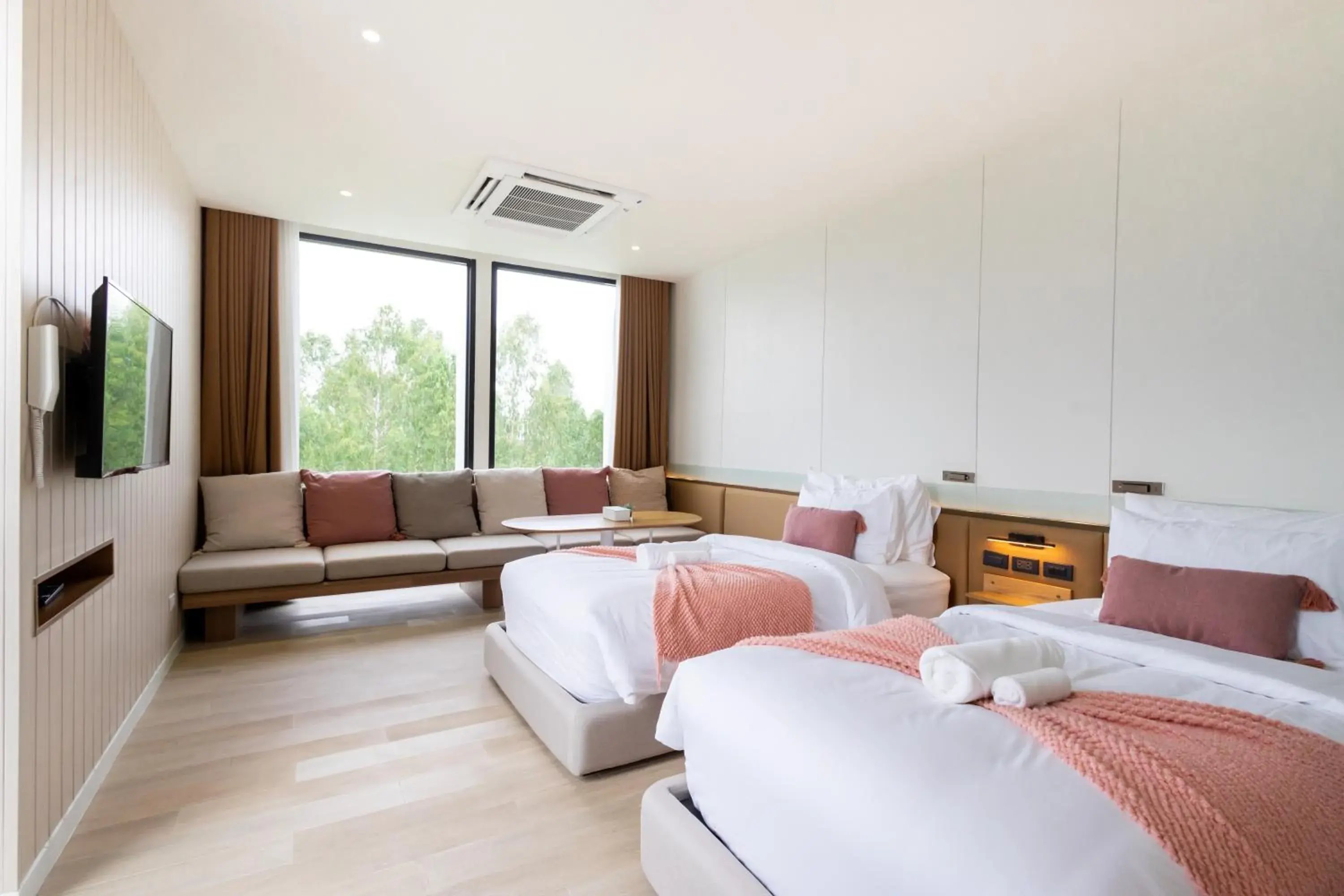 Deluxe Twin Room in GOOD Nakhonsawan Hotel Deluxe Twin Room in GOOD Nakhonsawan Hotel