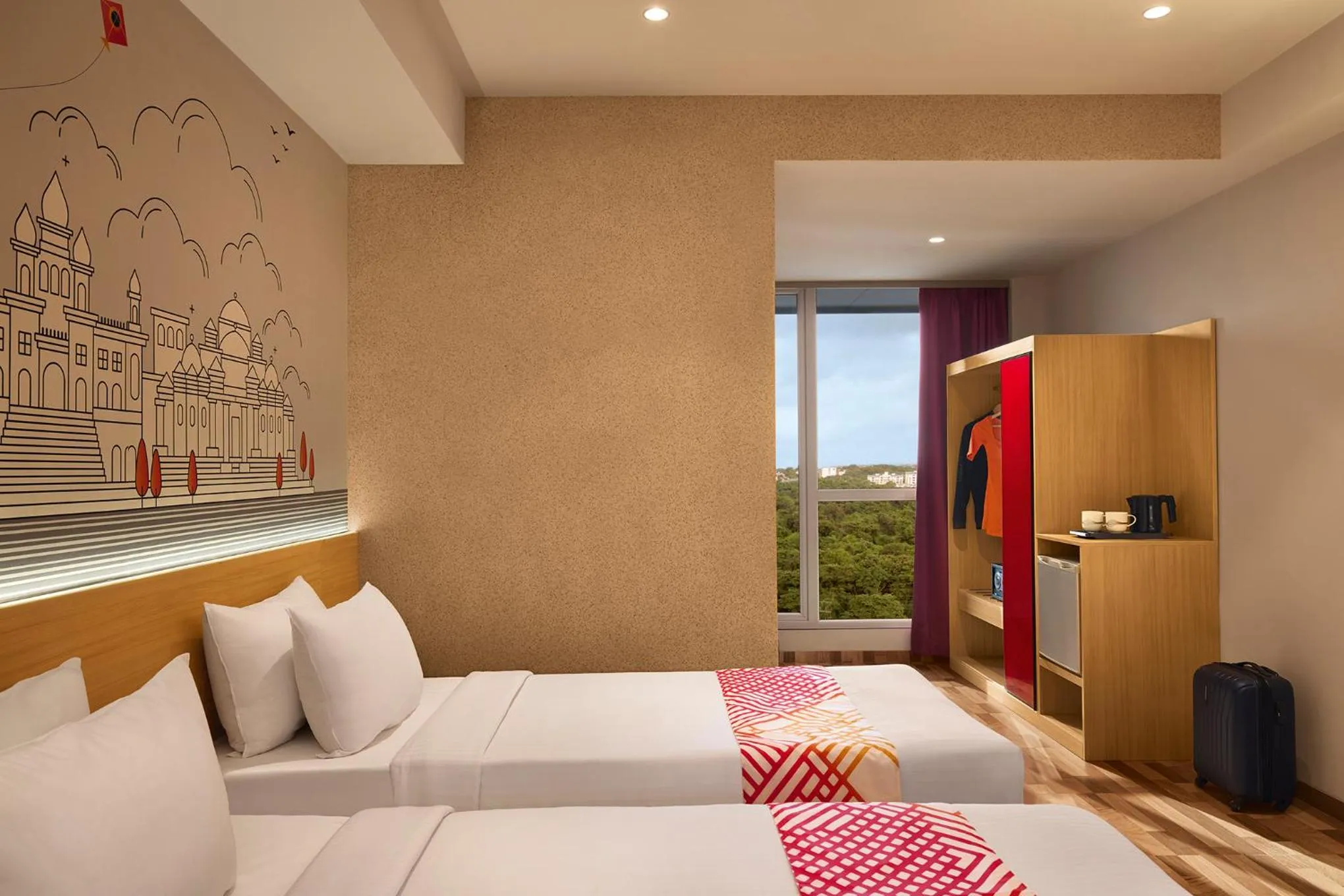 Bed in Ginger Ahmedabad Changodar