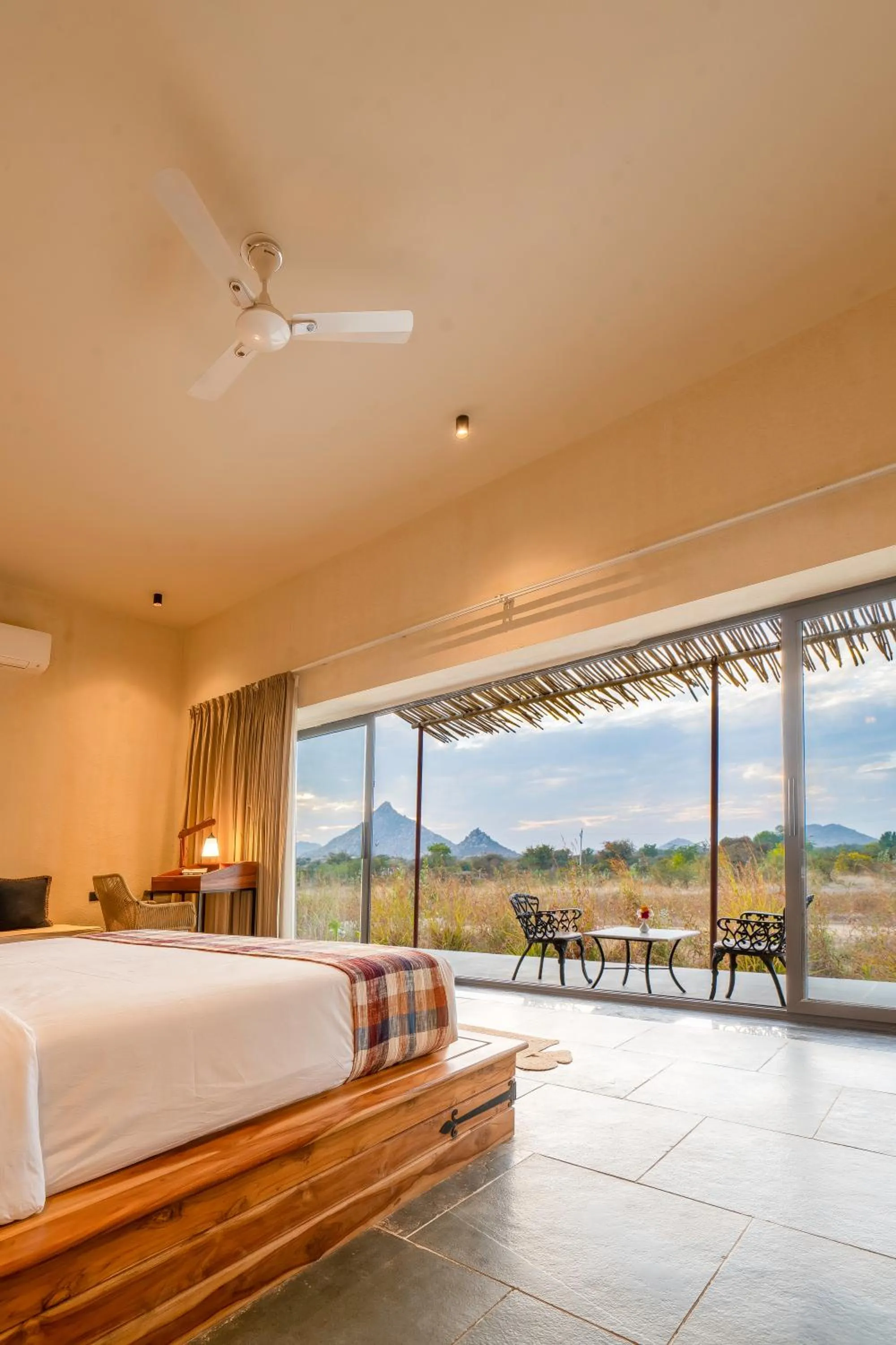 View (from property/room), Bed in KURJA Jawai