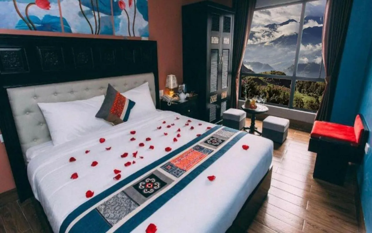 Bed in Sapa Nature View Hotel
