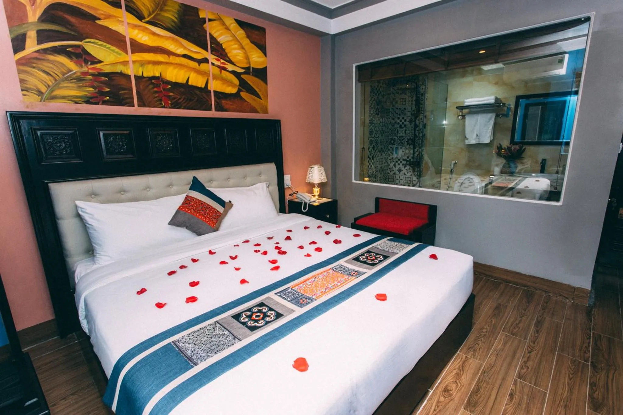 Bed in Sapa Nature View Hotel