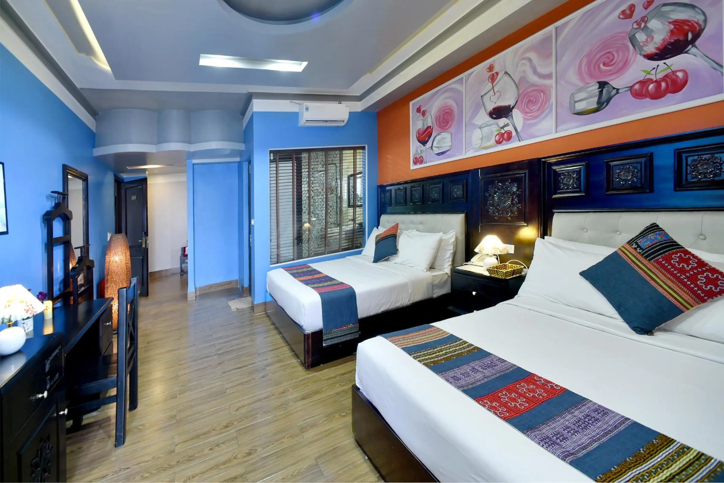 Bed in Sapa Nature View Hotel