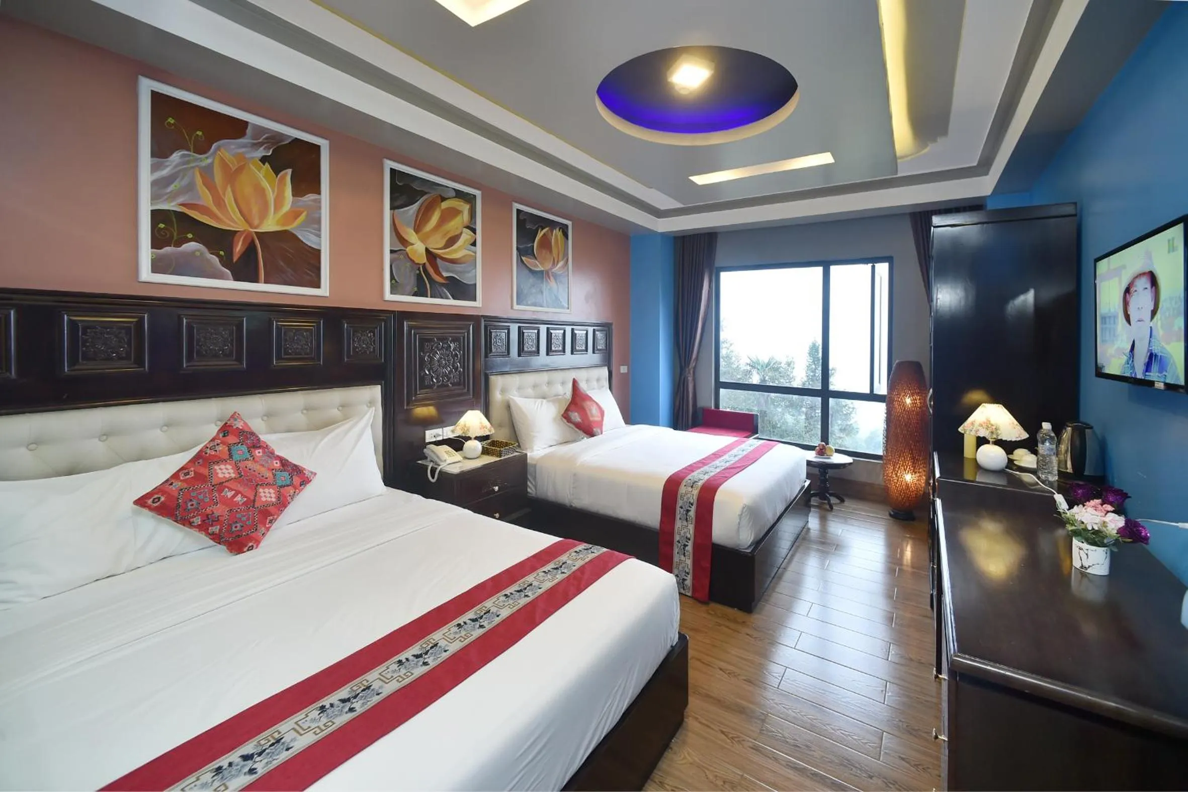 Bed in Sapa Nature View Hotel