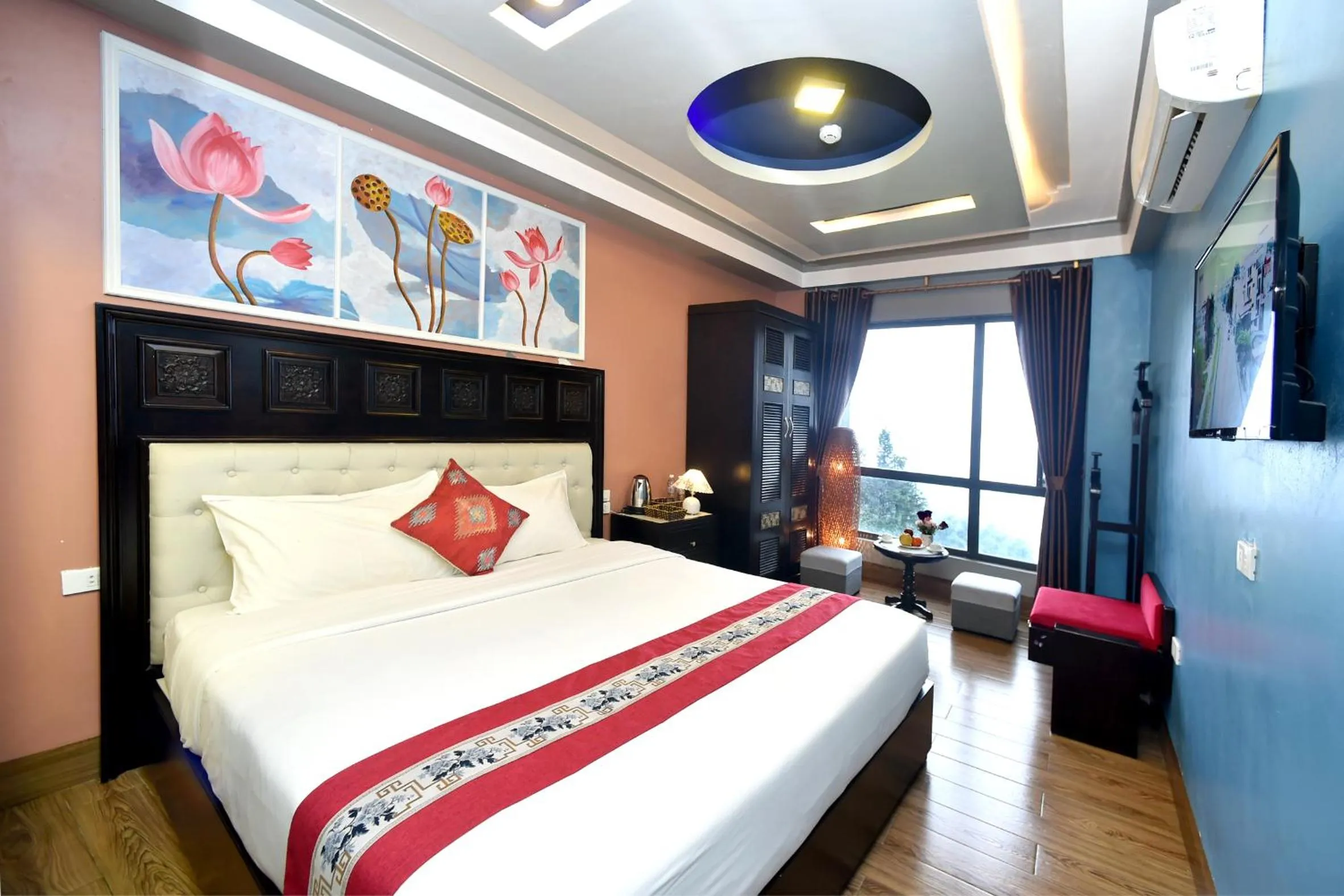 Bed in Sapa Nature View Hotel