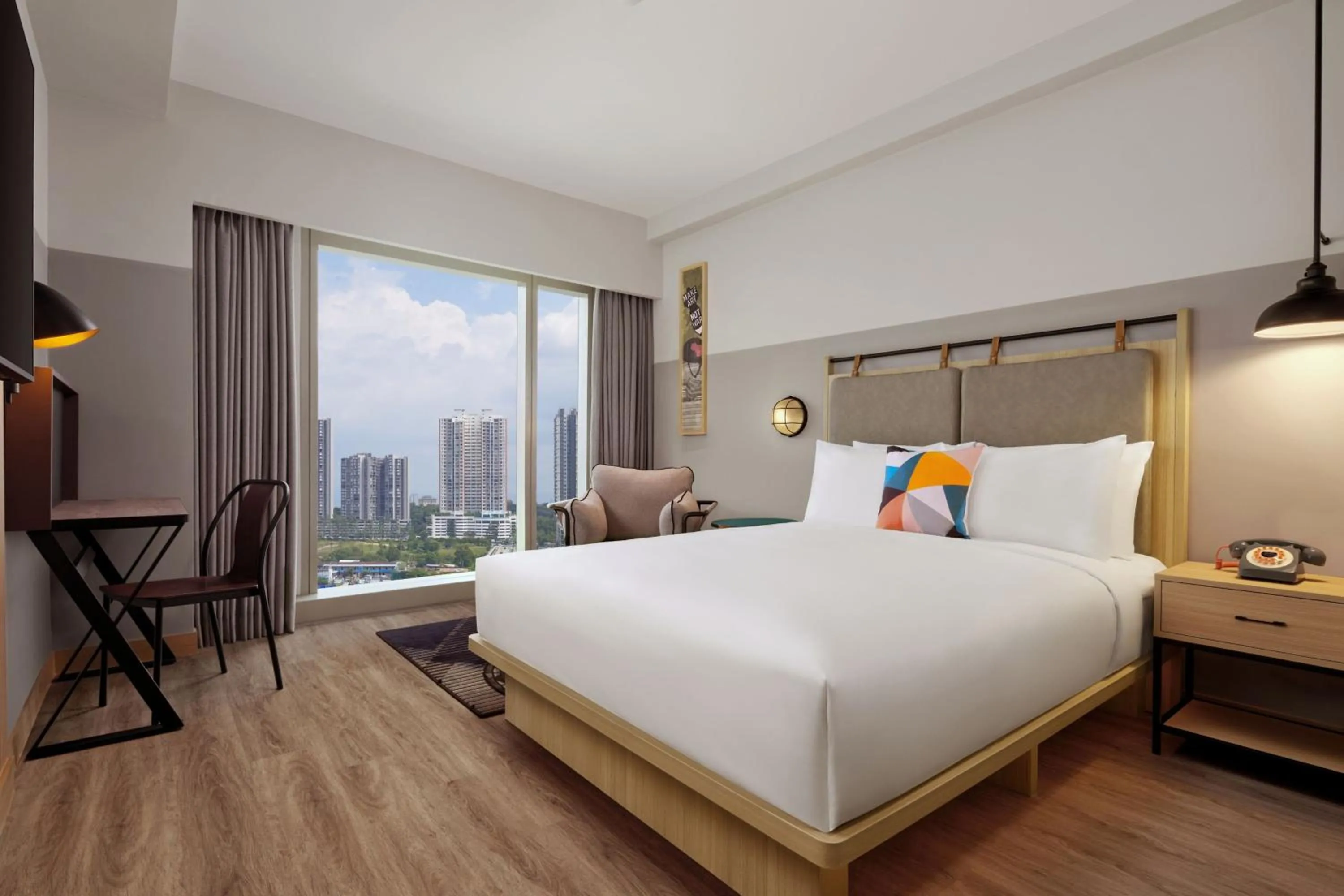 Photo of the whole room, Bed in Moxy Putrajaya