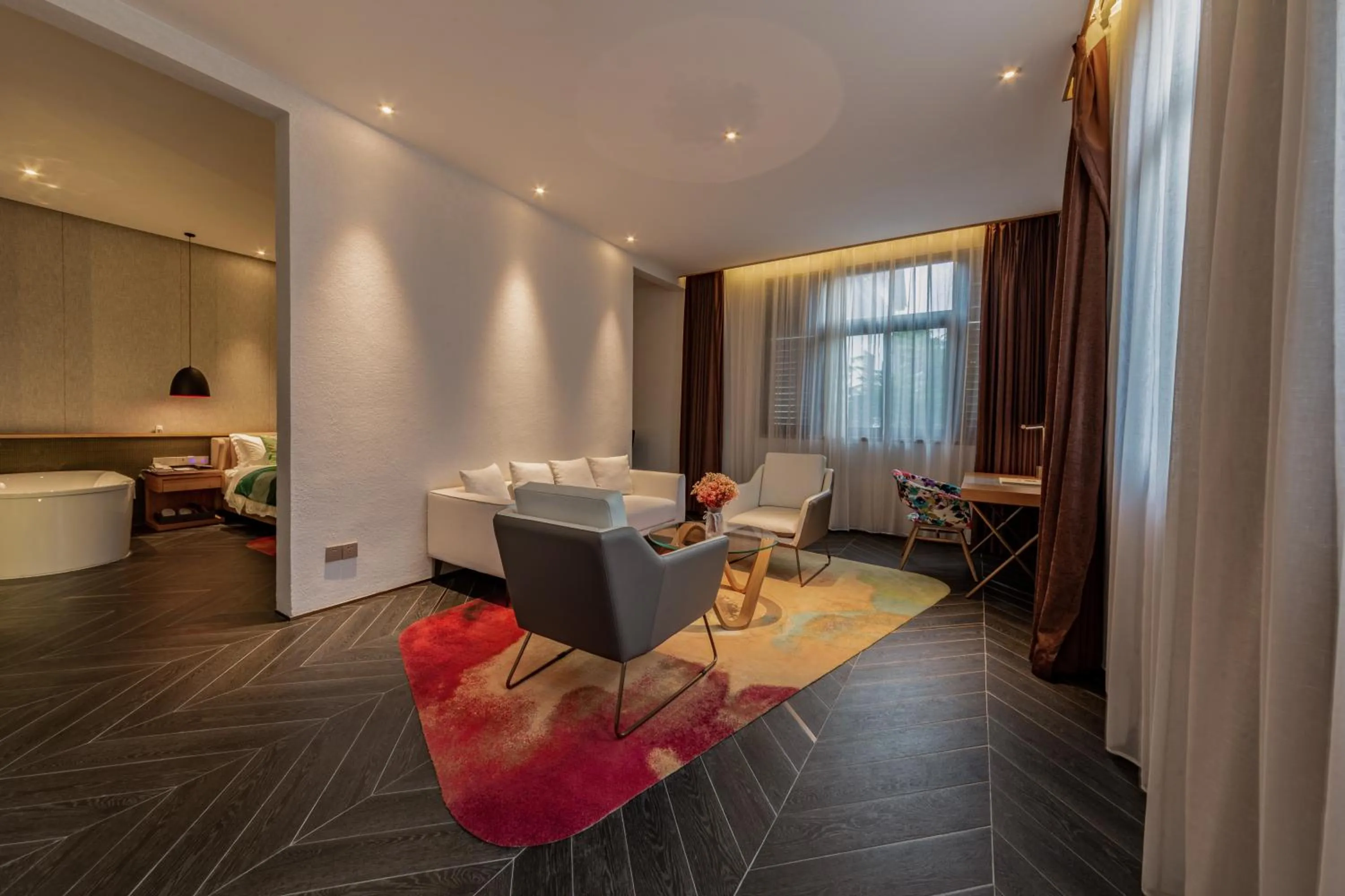 Living room in Nanxianglou Art Hotel