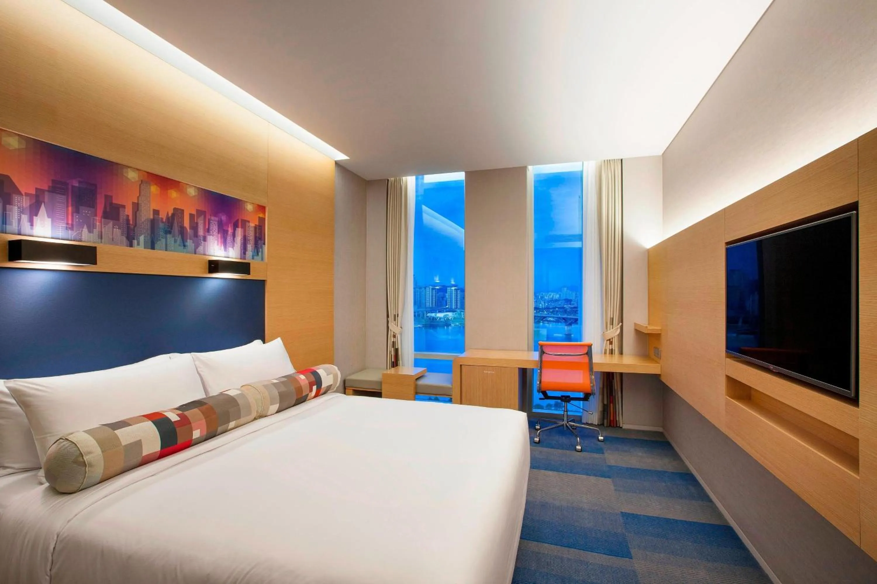 Photo of the whole room, Bed in Aloft Seoul Gangnam