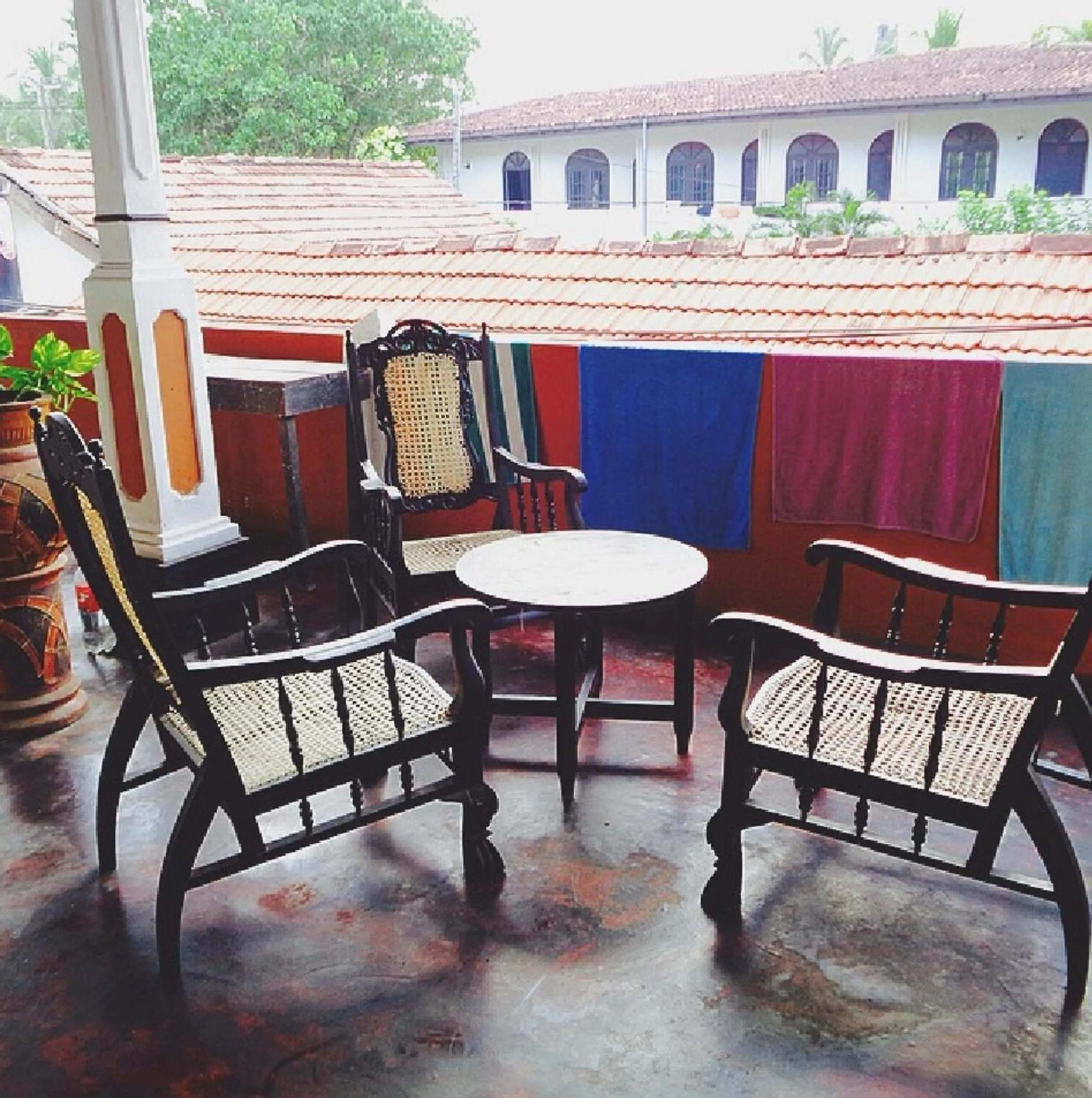 Balcony/Terrace in Casalanka Hotel
