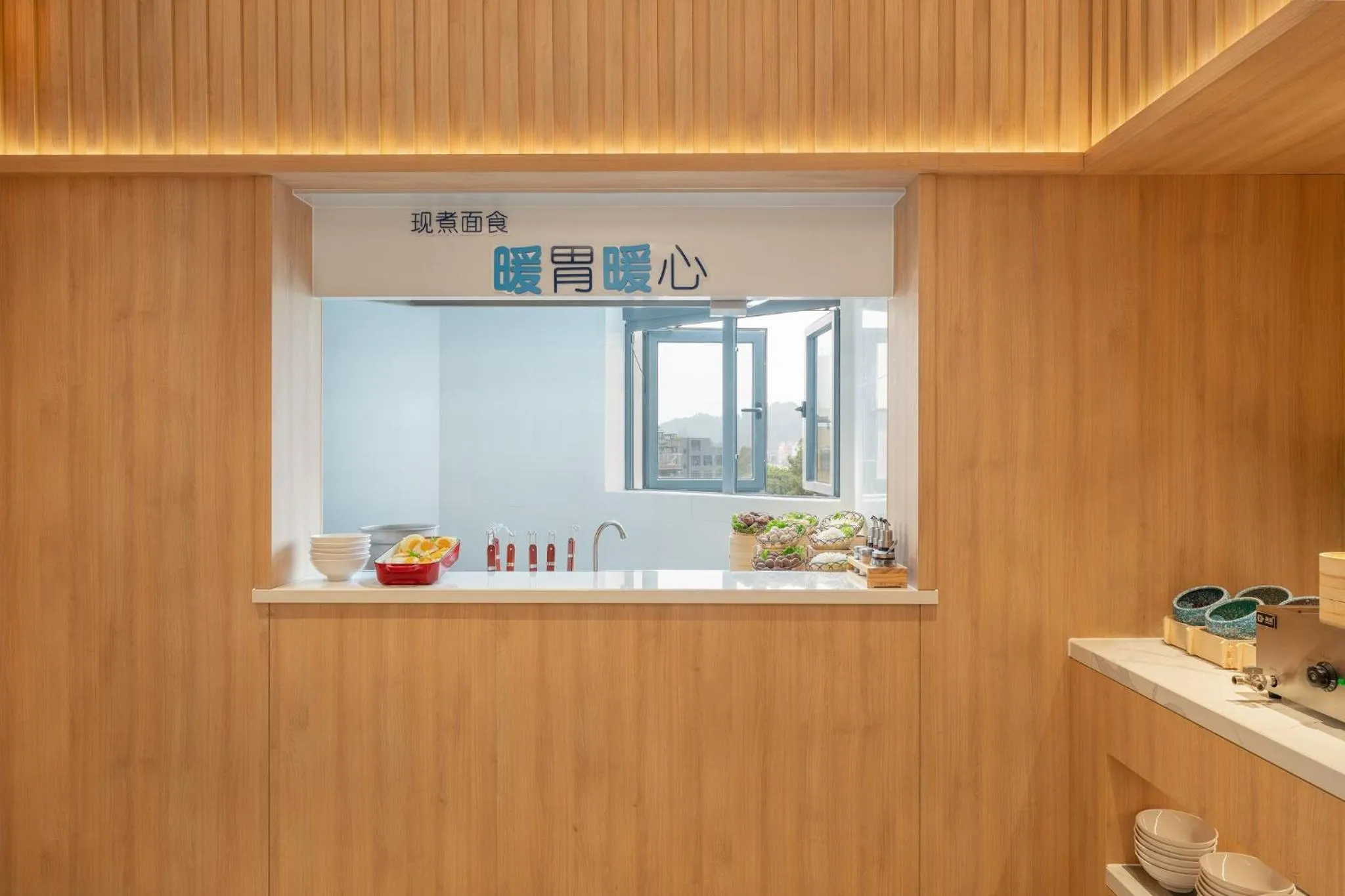 Breakfast in Holiday Inn Express Guangzhou Panyu Dashi by IHG