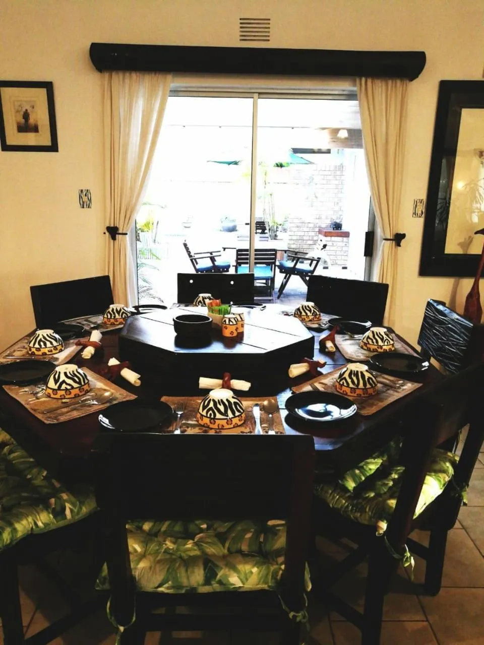 Dining area in Bhangazi Lodge Bed & Breakfast