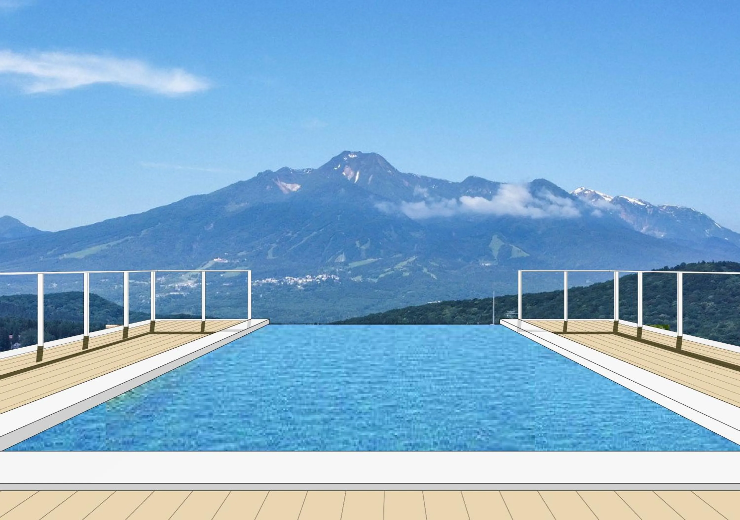 Swimming pool in APA Hotel & Resort Joetsu Myoko