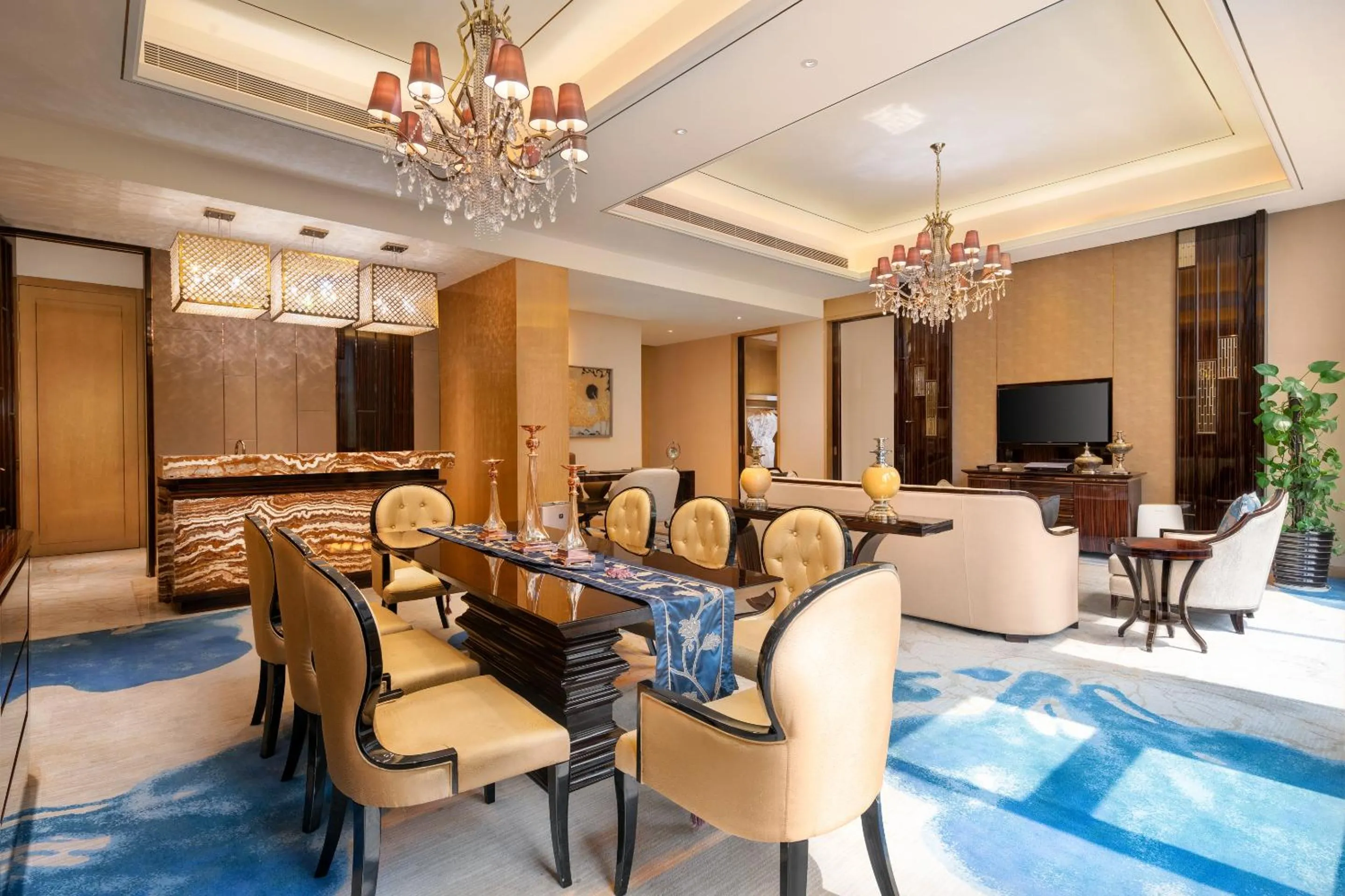 Living room in Wanda Vista Dongguan