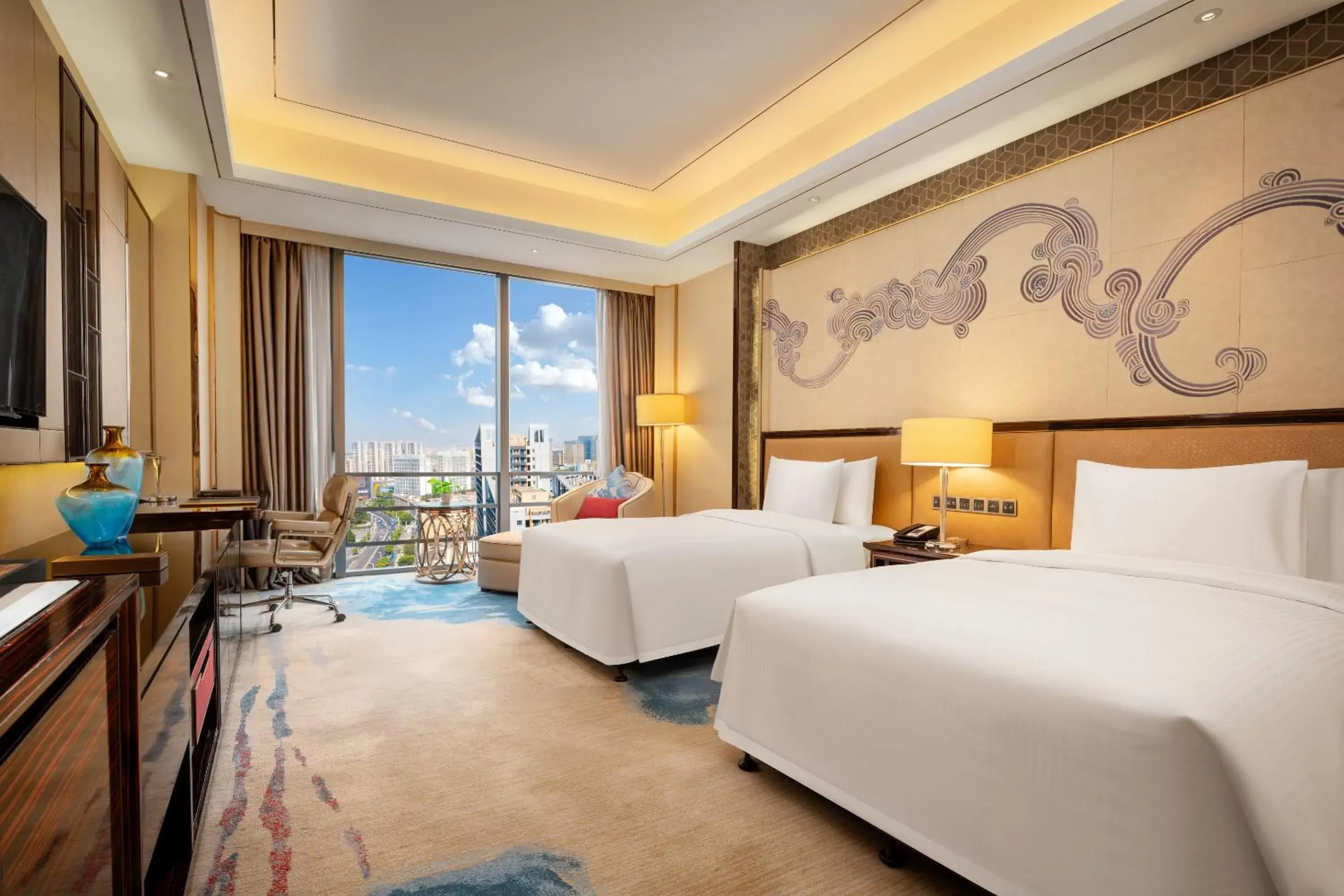 Deluxe Twin Room in Wanda Vista Dongguan - Free Canton Fair shuttle bus during Canton Fair period Deluxe Twin Room in Wanda Vista Dongguan - Free Canton Fair shuttle bus during Canton Fair period