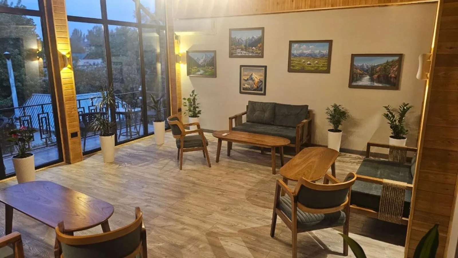 Patio in Kausar Hotel