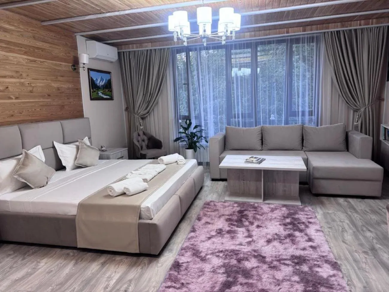 Seating area in Kausar Hotel