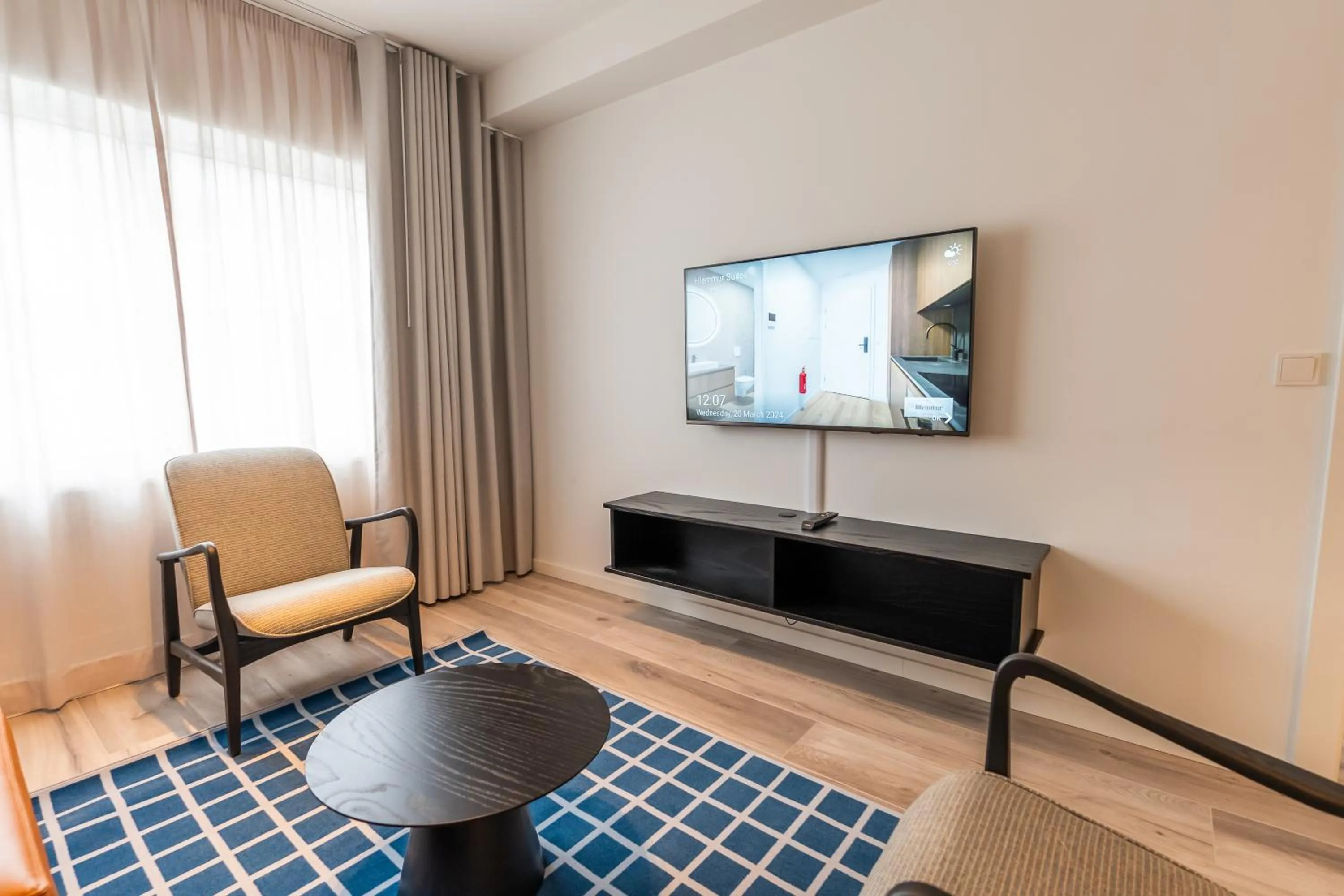 TV and multimedia in Hlemmur Suites