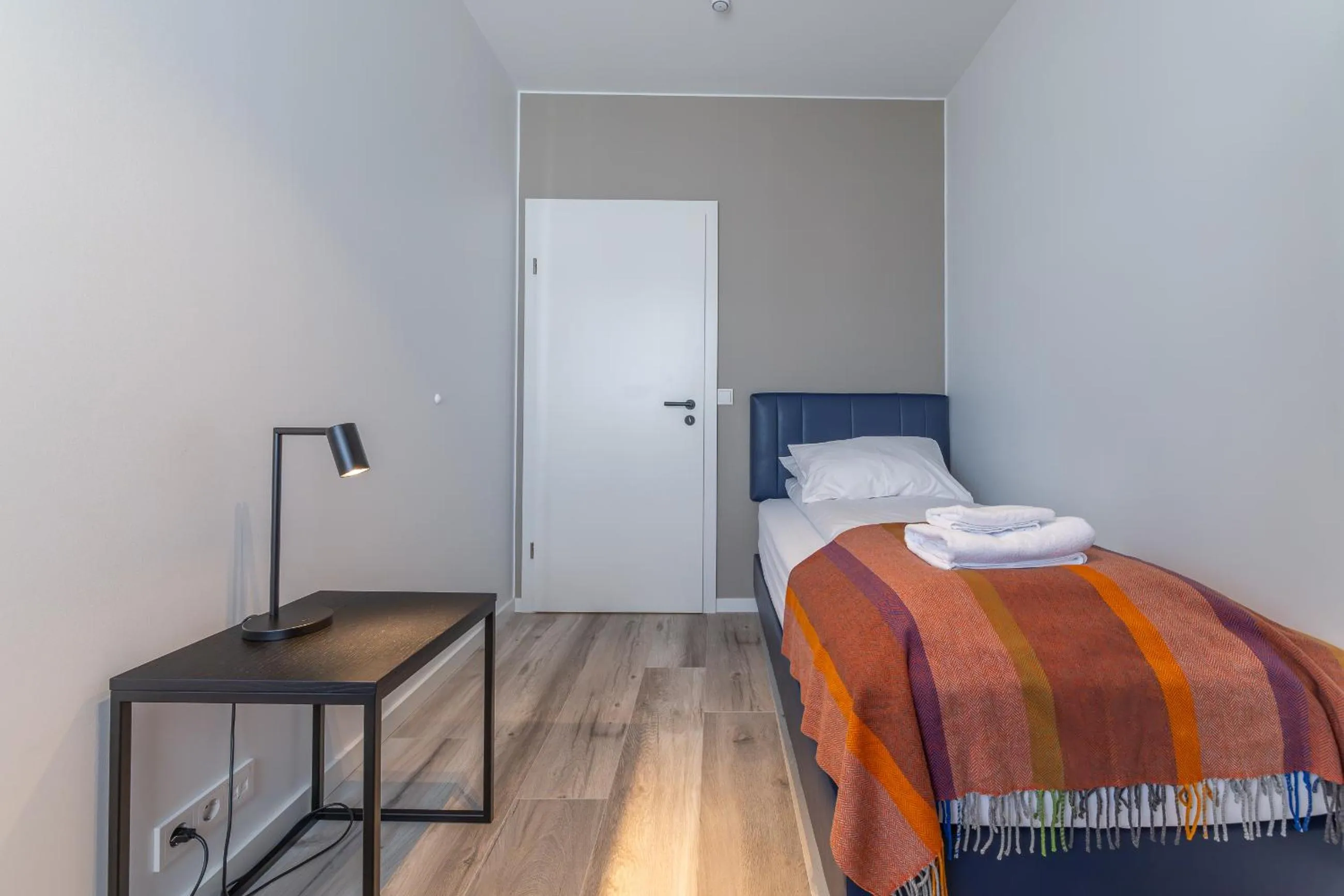 Bed in Hlemmur Suites