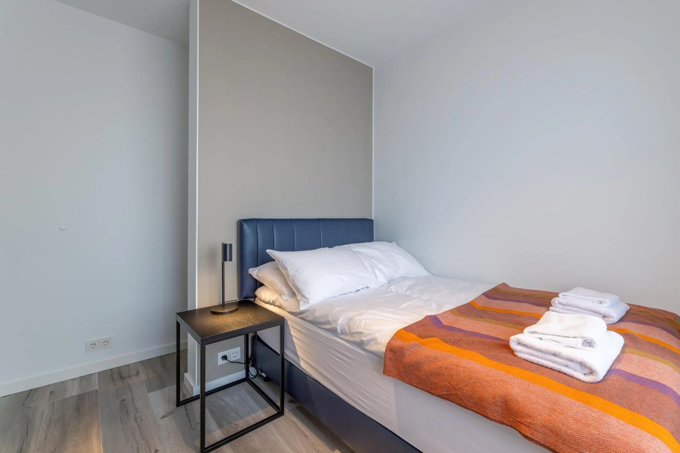 Bed in Hlemmur Suites