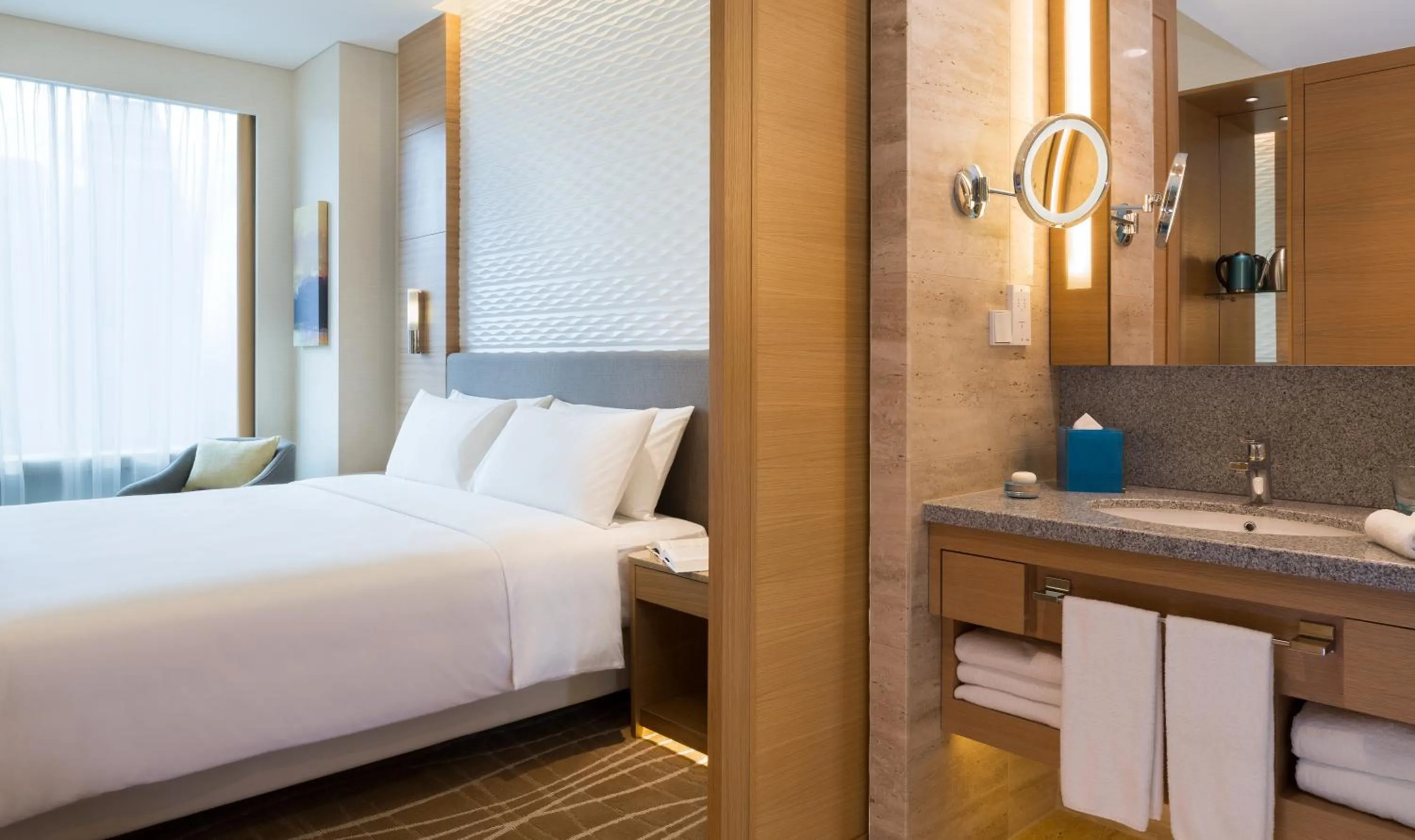 Bed in JEN Singapore Orchardgateway by Shangri-La