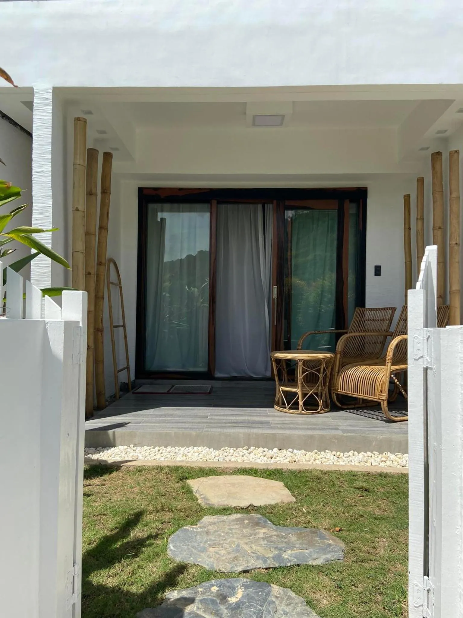 Patio in El Nido Bayview Resort