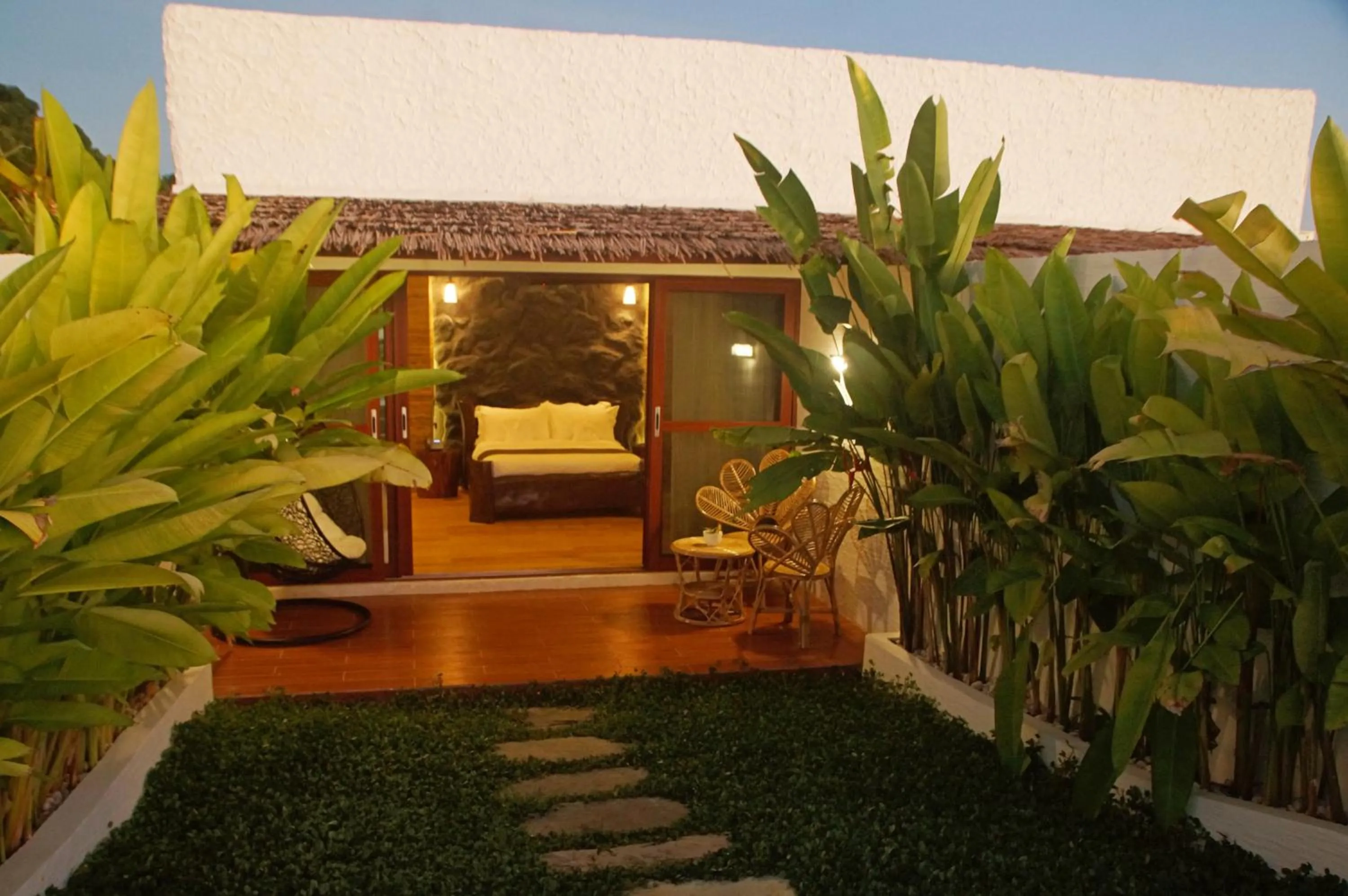 Patio in El Nido Bayview Resort