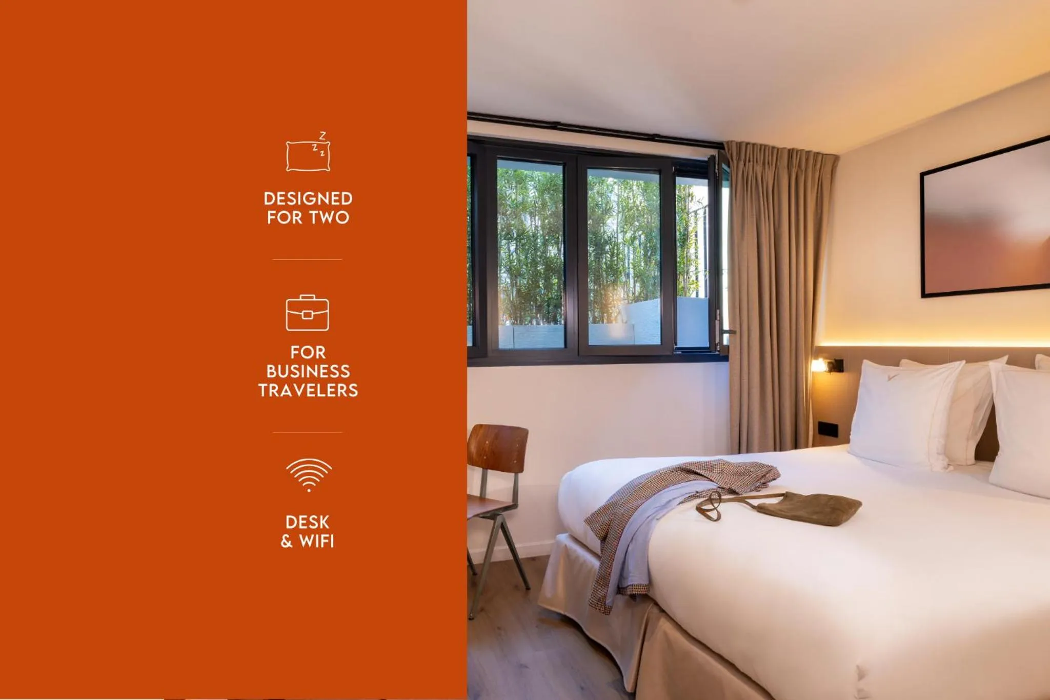 Property logo or sign, Bed in Yuna Montmartre - ApartHotel