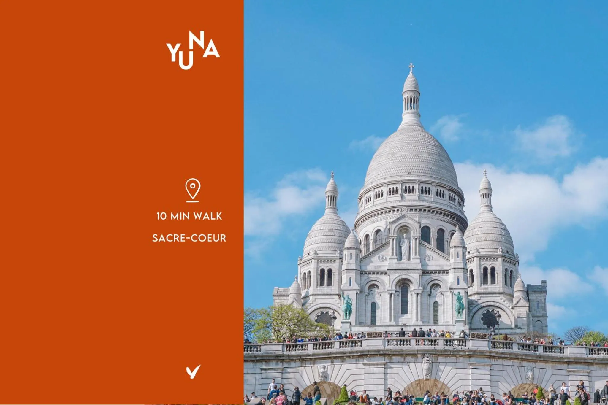 Property logo or sign in Yuna Montmartre - ApartHotel