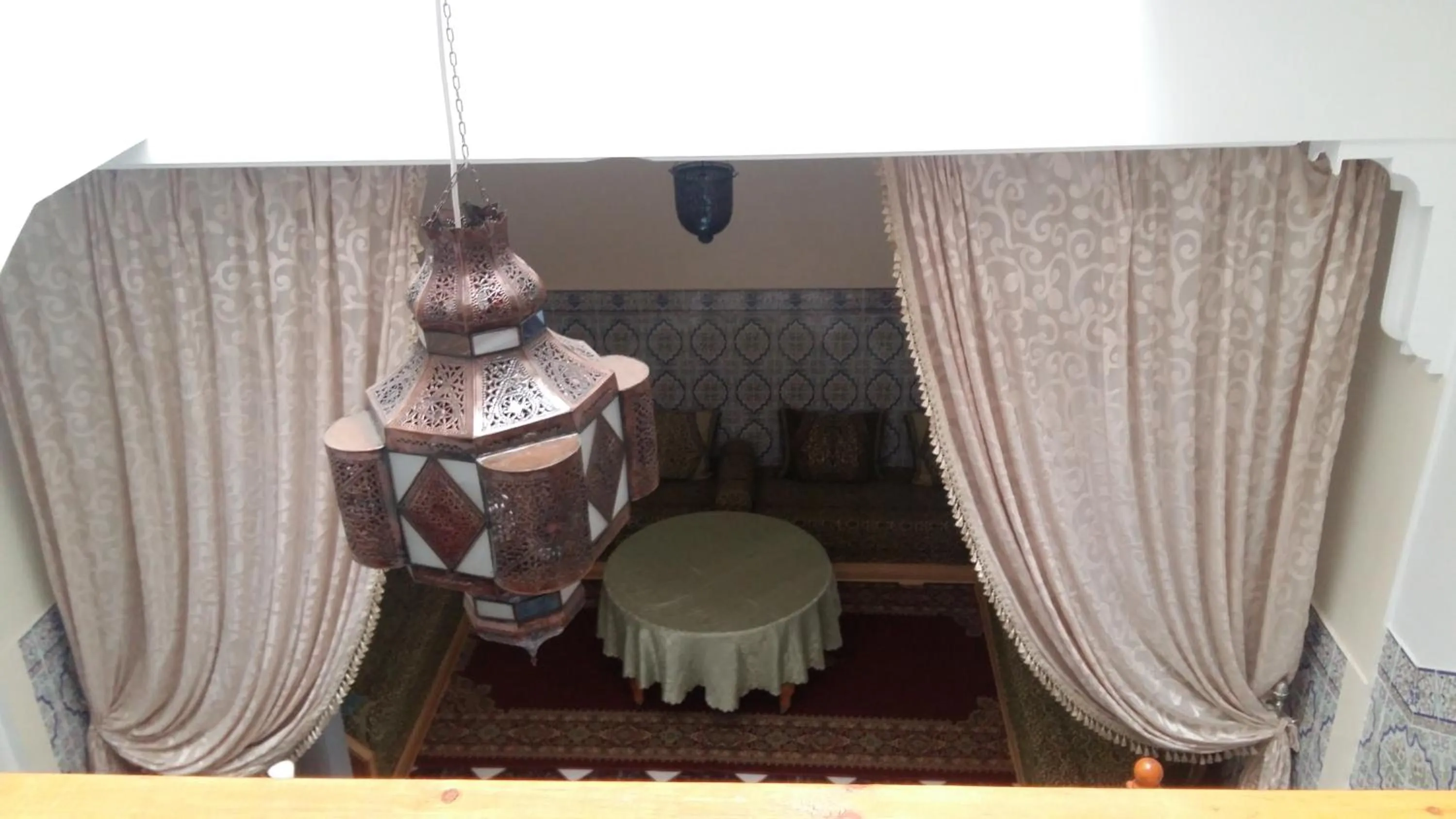 Living room in Riad Lalla Zahra