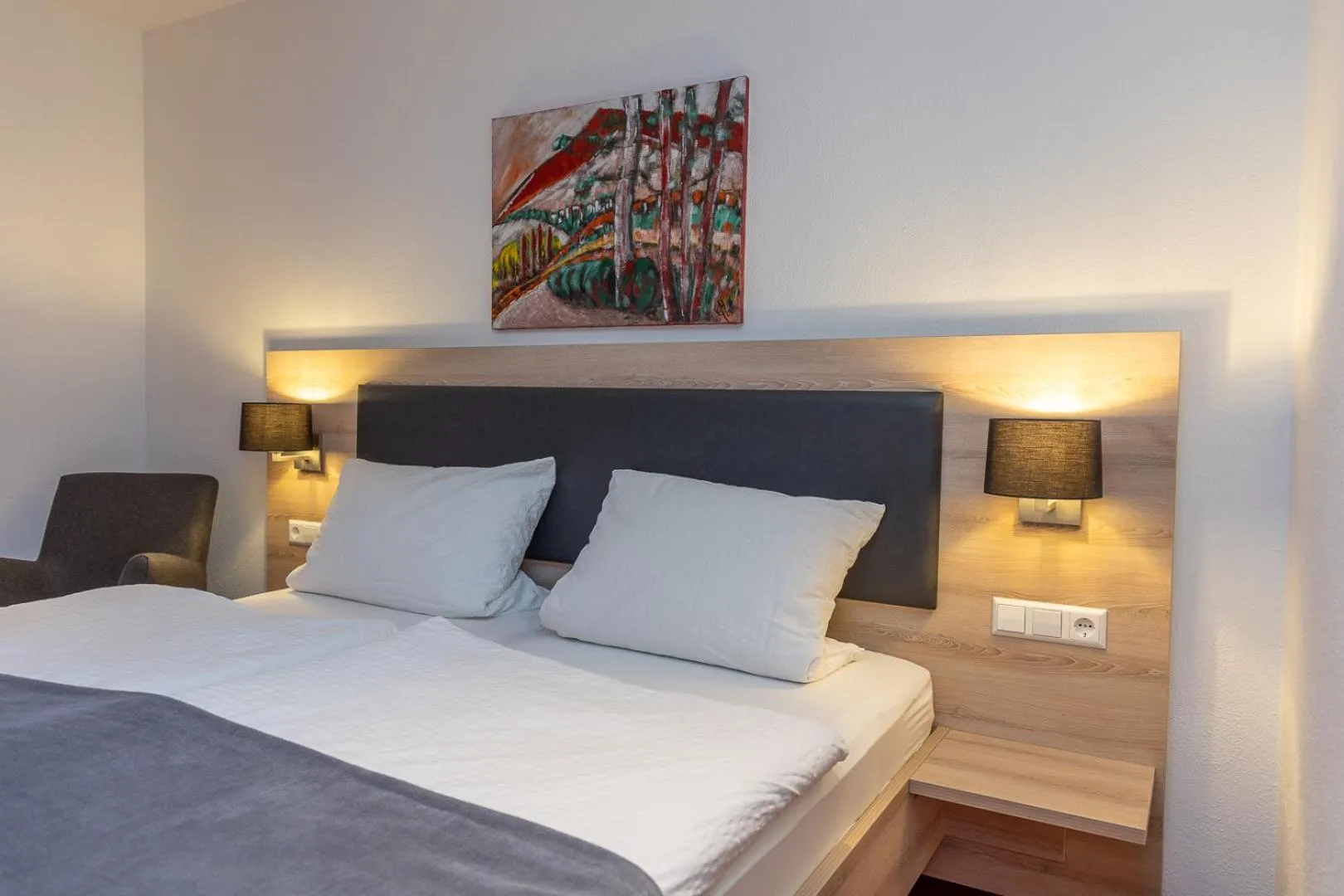 Bed in Gasthof Eyachperle