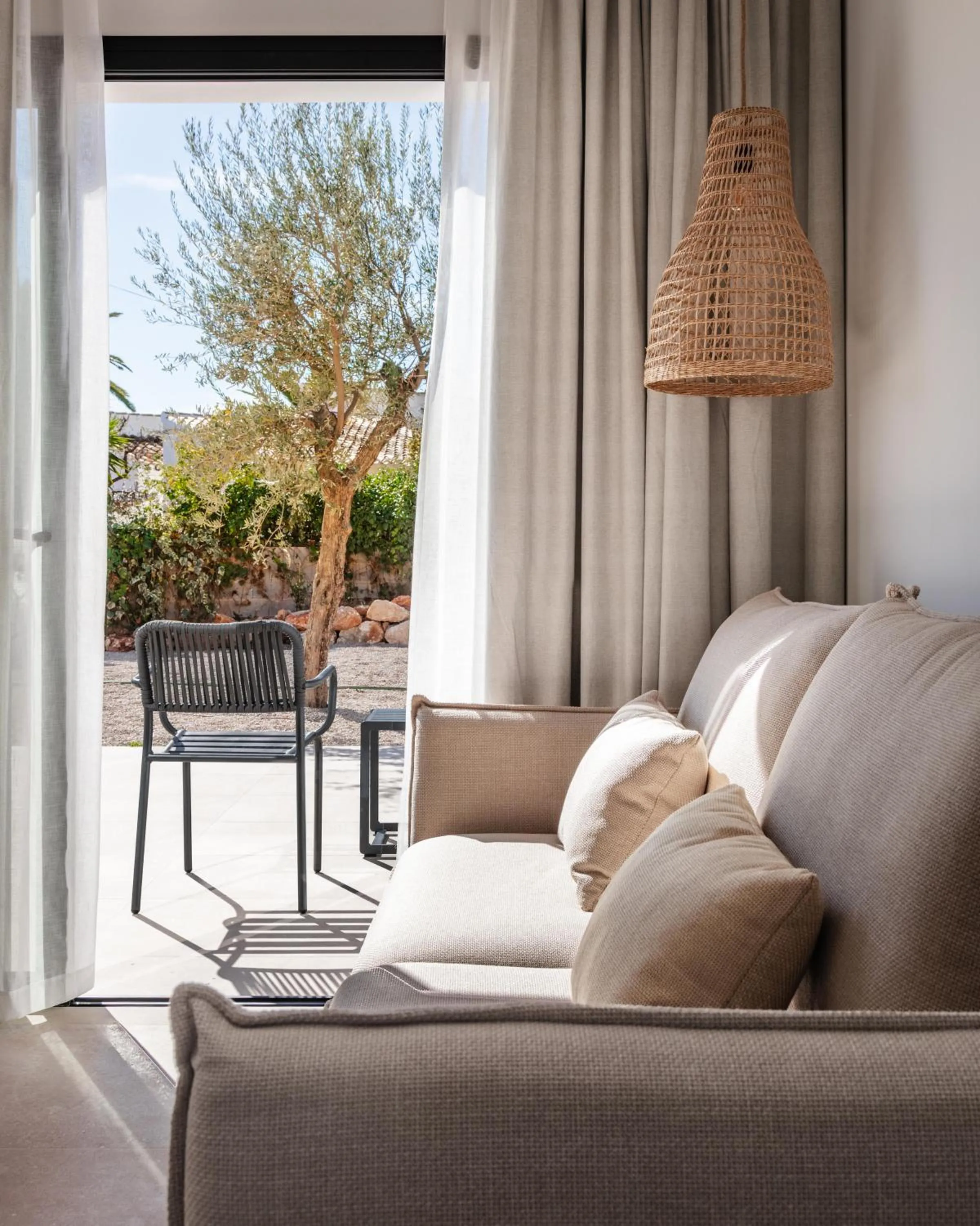 Garden view in Hotel Boutique Mi Almazara