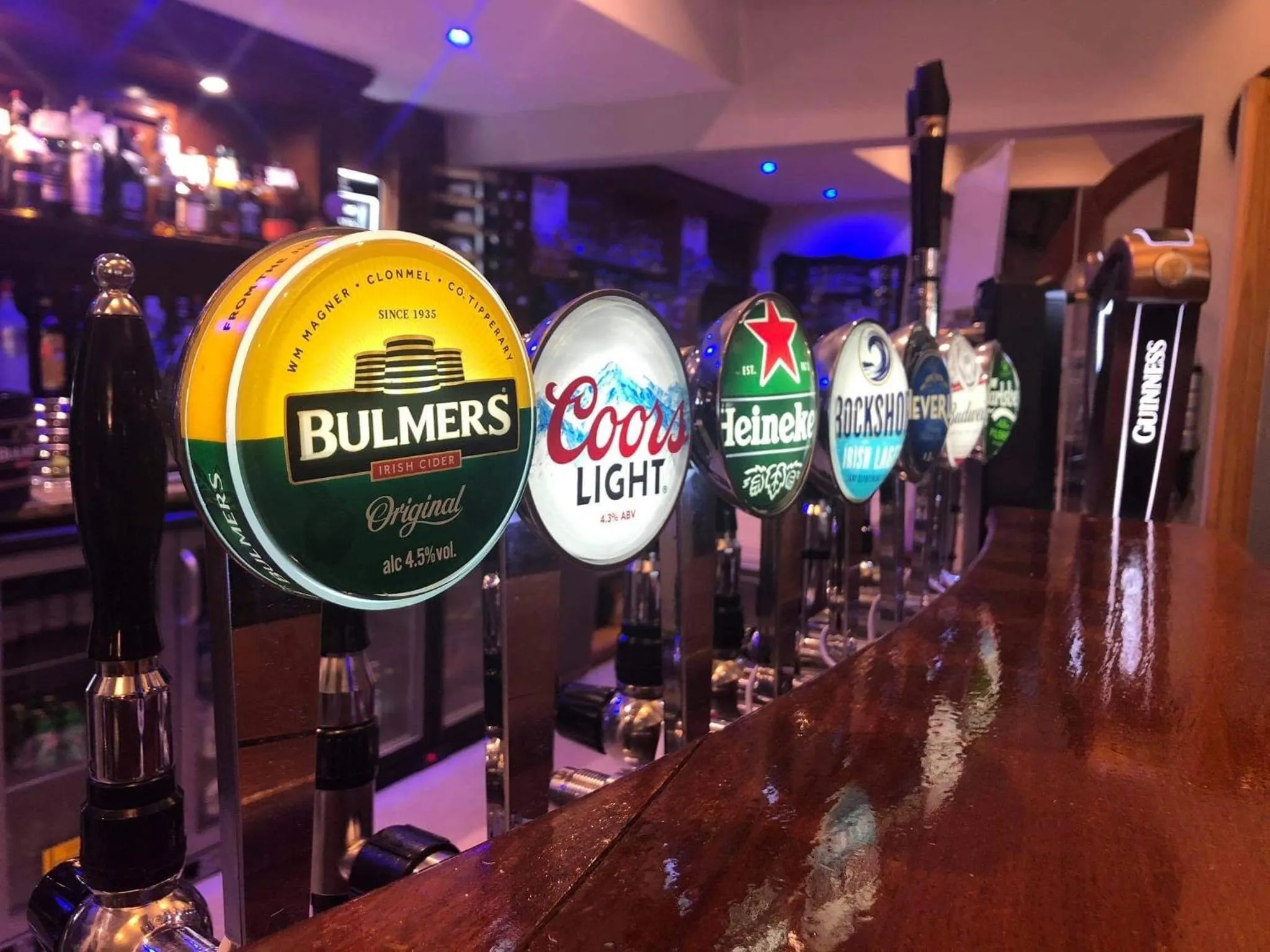 Alcoholic drinks in Balreask Bar, Restaurant & Guest Accommodation