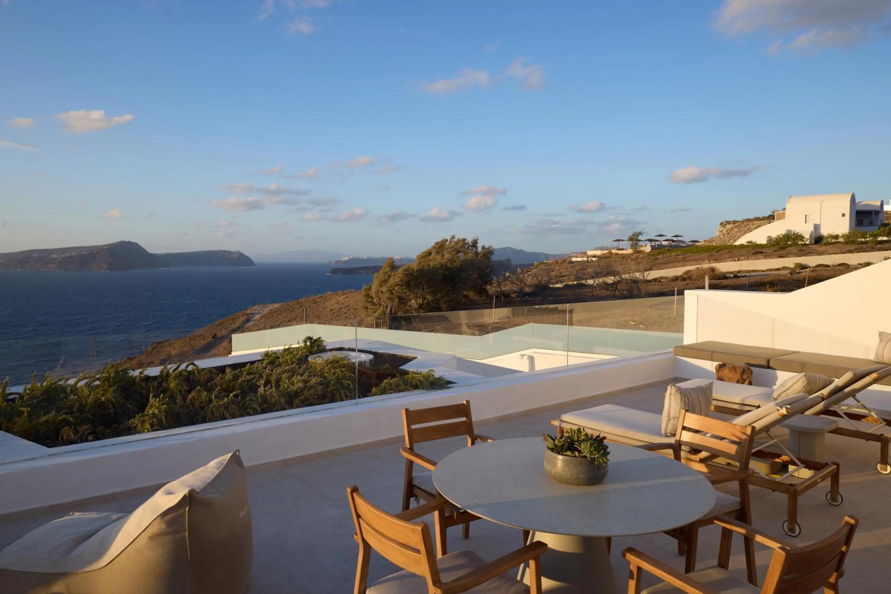 Patio in Omna Caldera Suites
