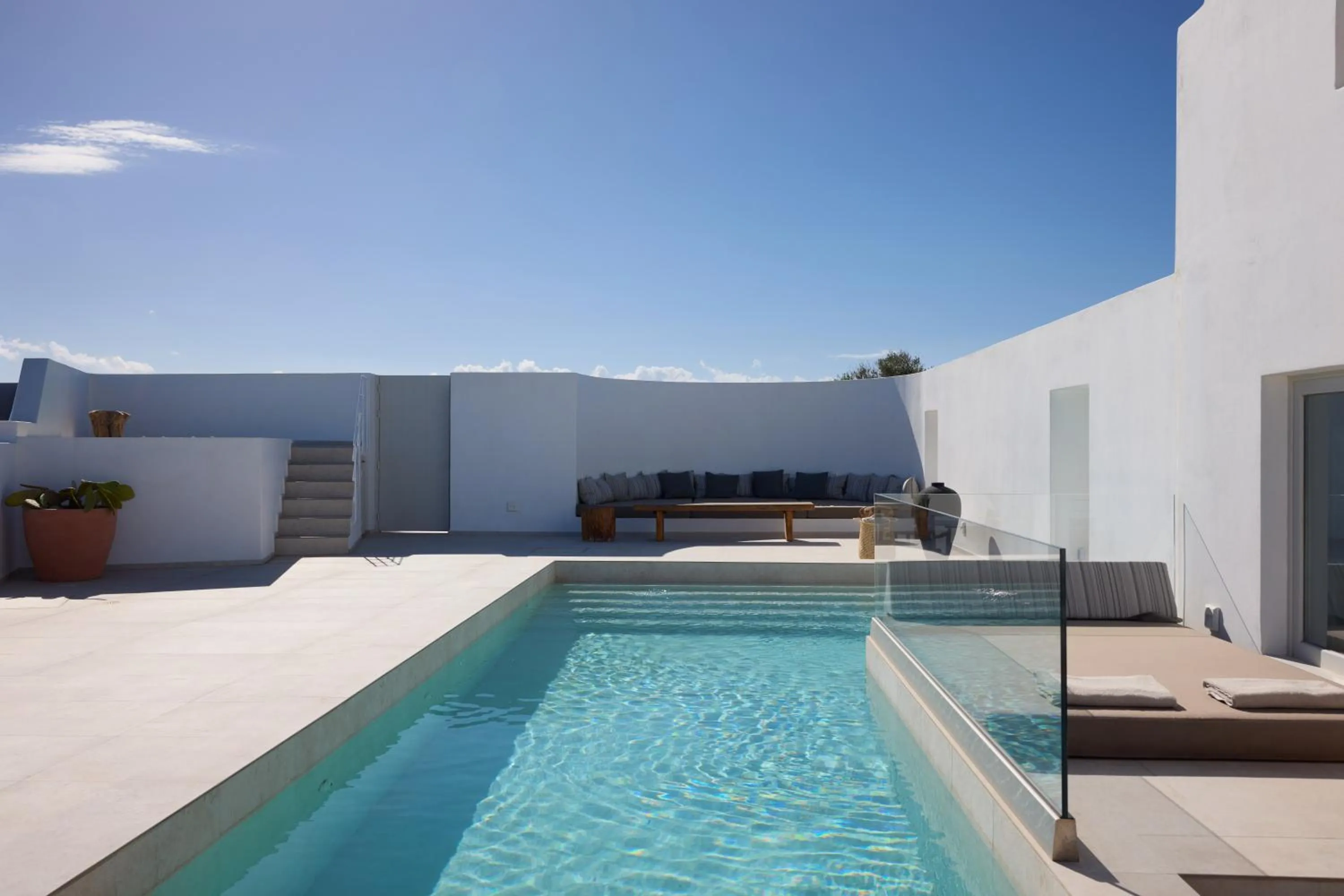 Patio in Omna Caldera Suites