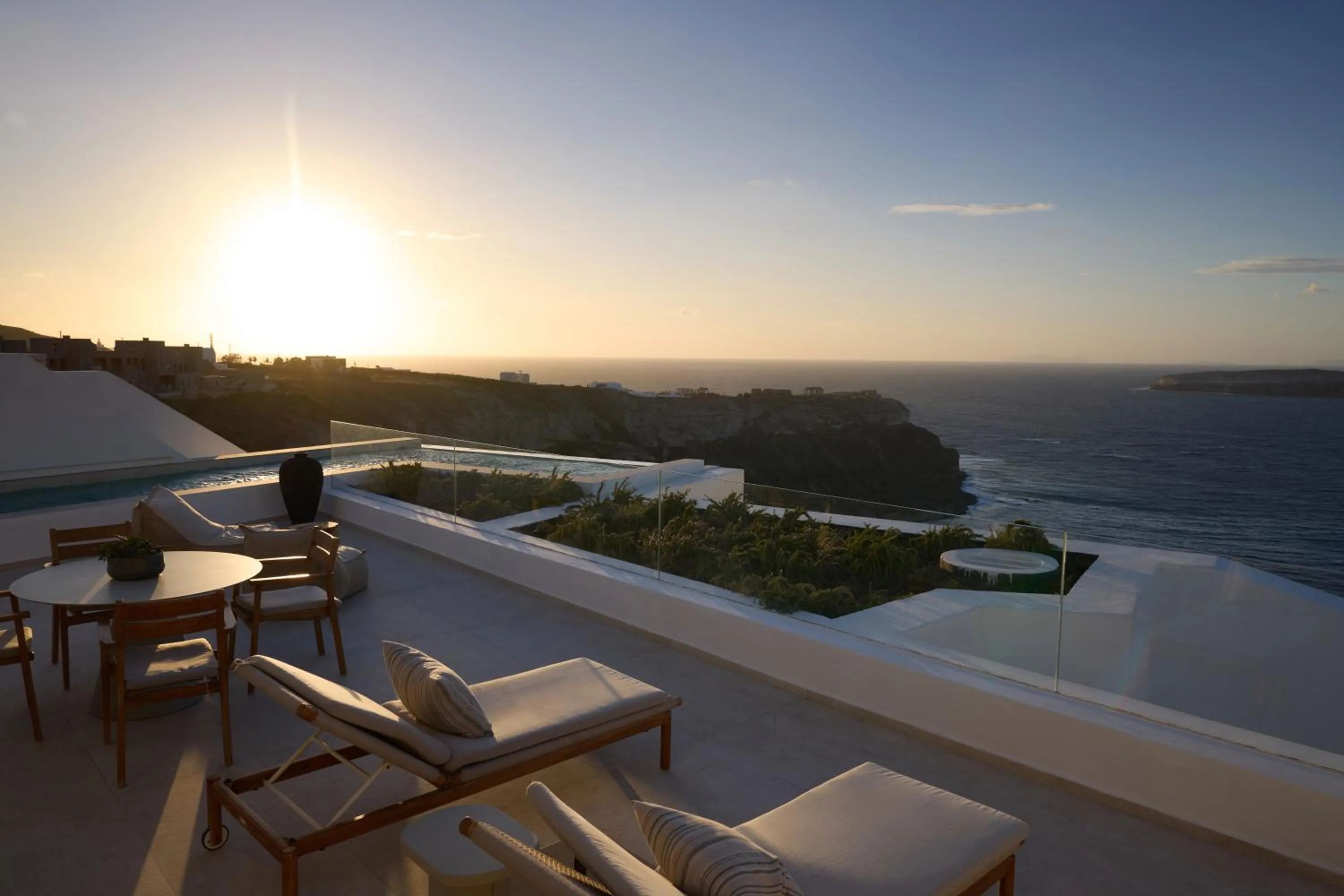 Patio in Omna Caldera Suites