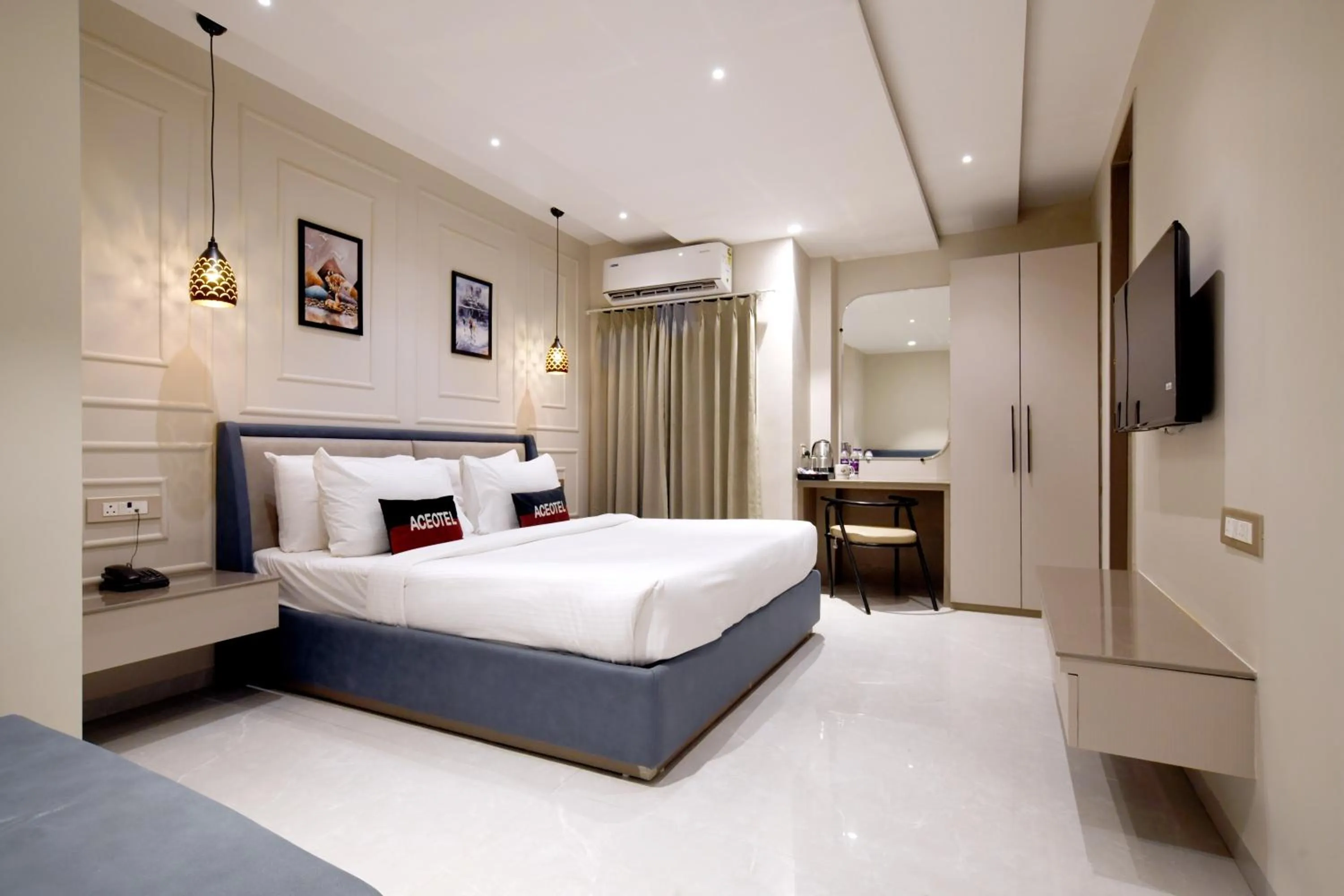 Bedroom, Bed in Aceotel Select Tulsi Vijay Nagar- A Luxury Boutique Hotel