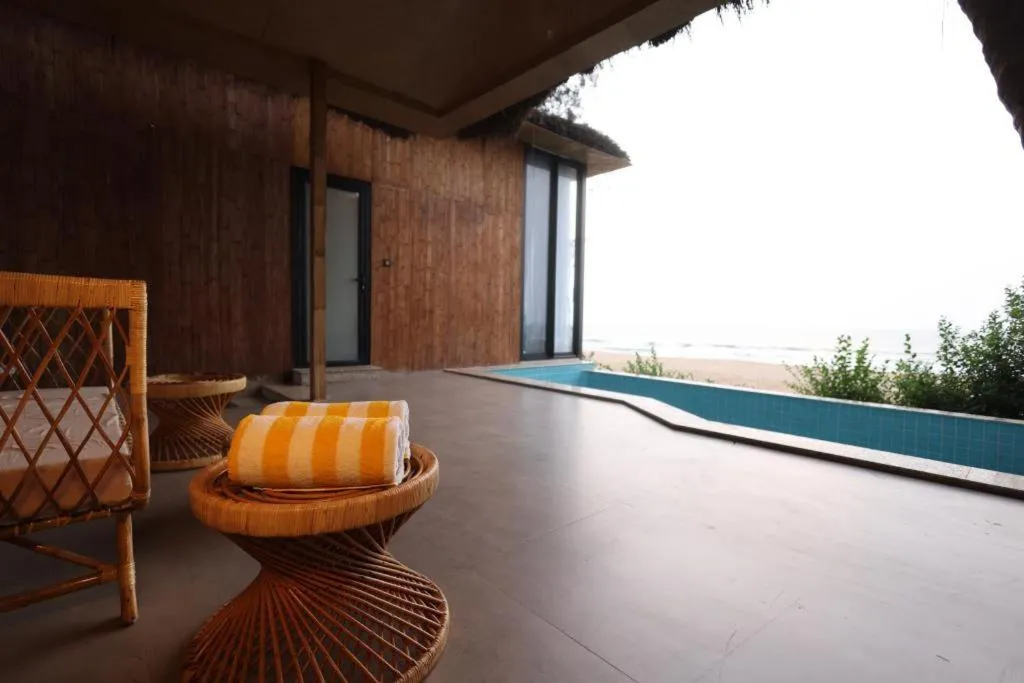 Patio in Kurma A Private Beach