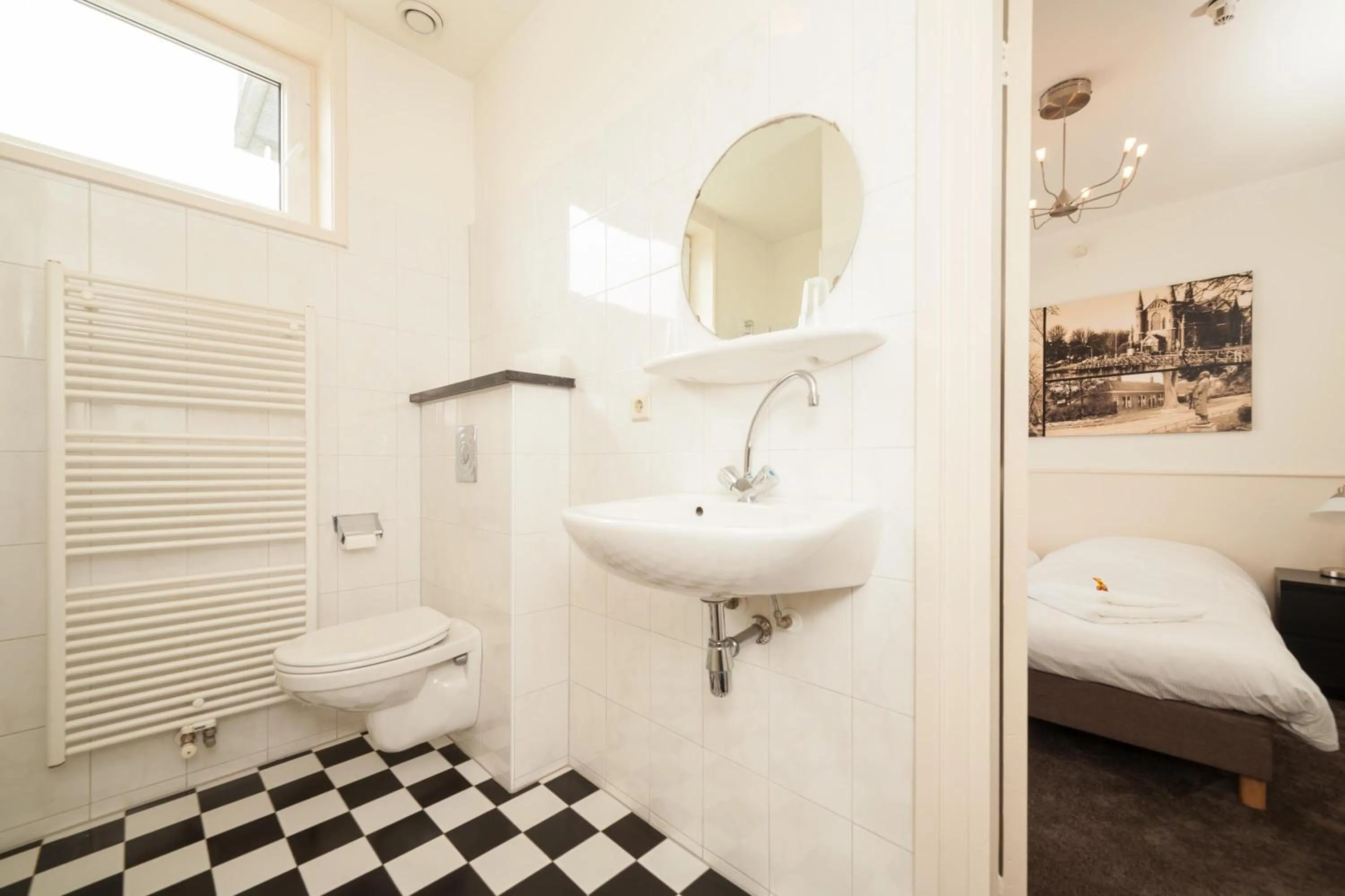 Toilet in Hotel Stad en Land