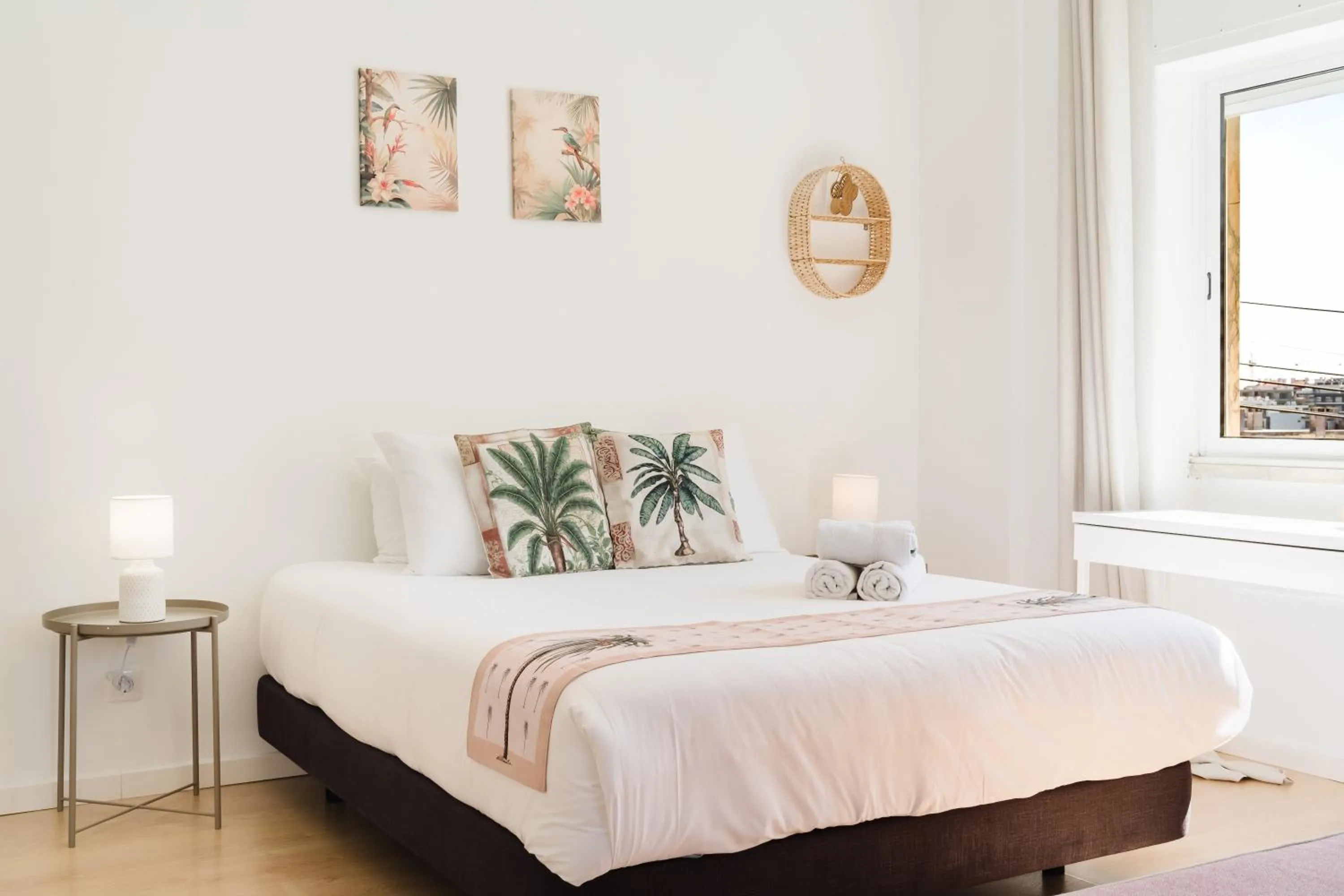 Bed in Villa Paraíso da Caparica