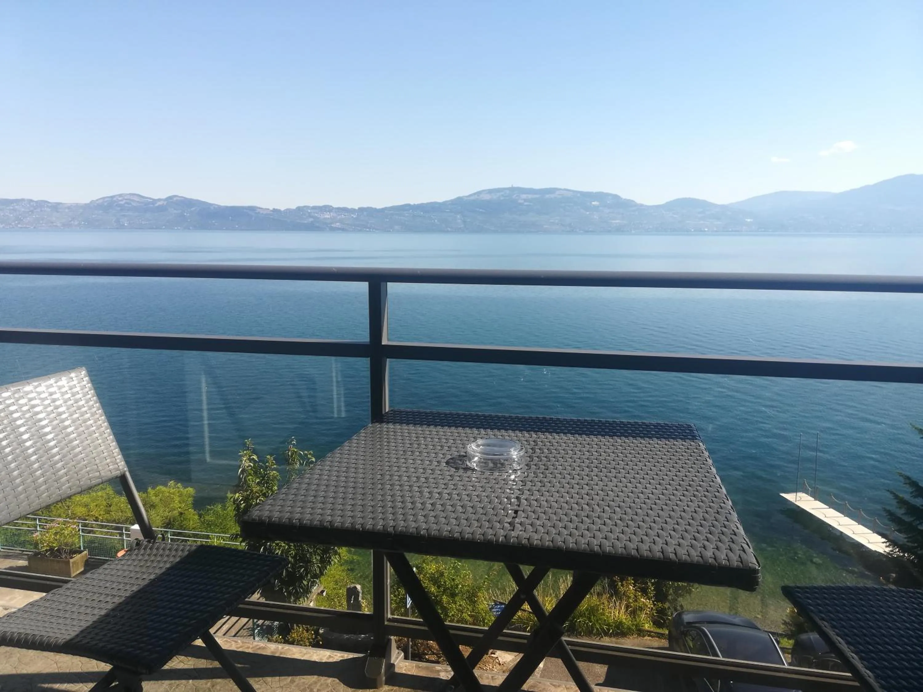 Balcony/Terrace in Hotel Le Léman