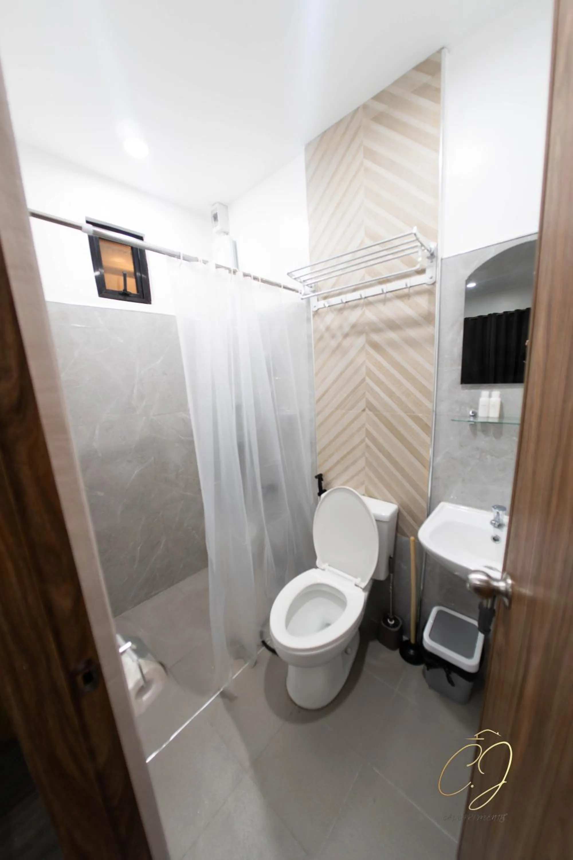 Shower in CJ Apartments