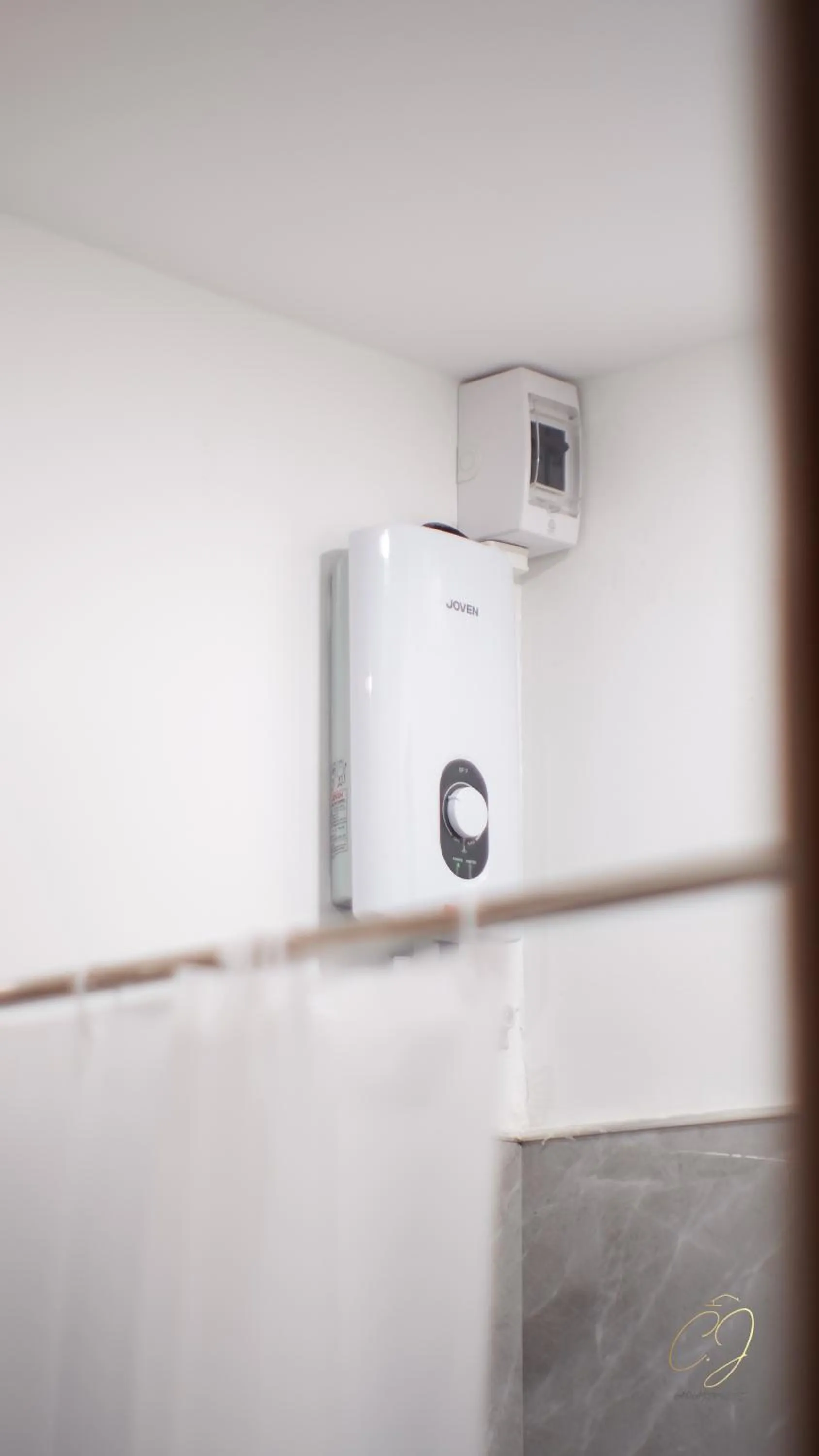 Shower in CJ Apartments