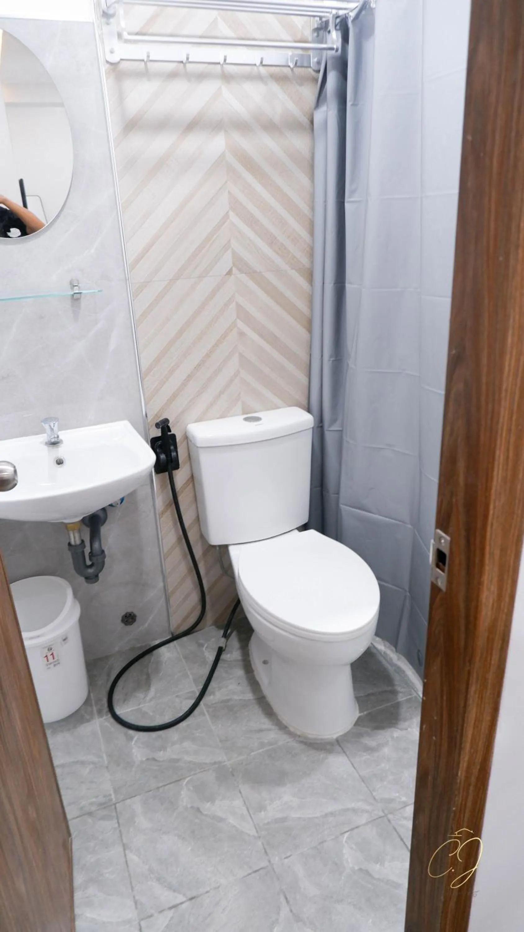 Shower in CJ Apartments