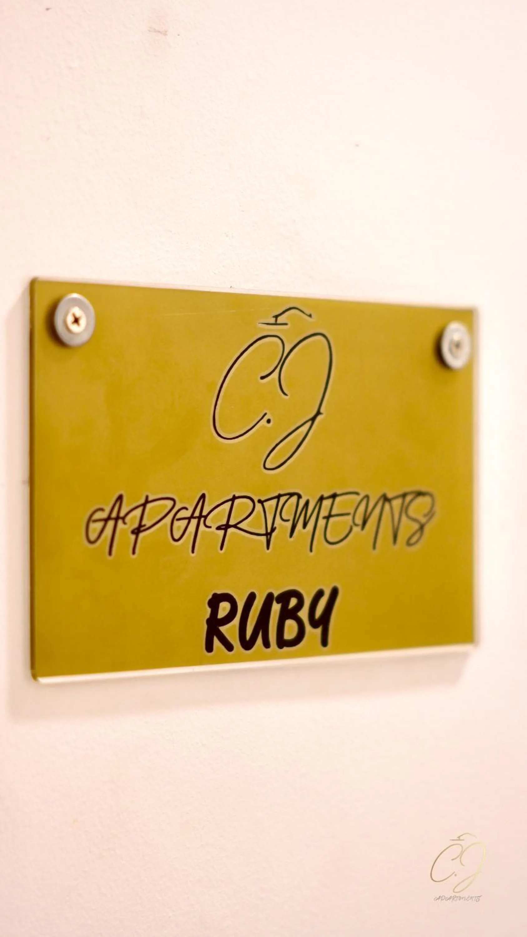 Property logo or sign in CJ Apartments