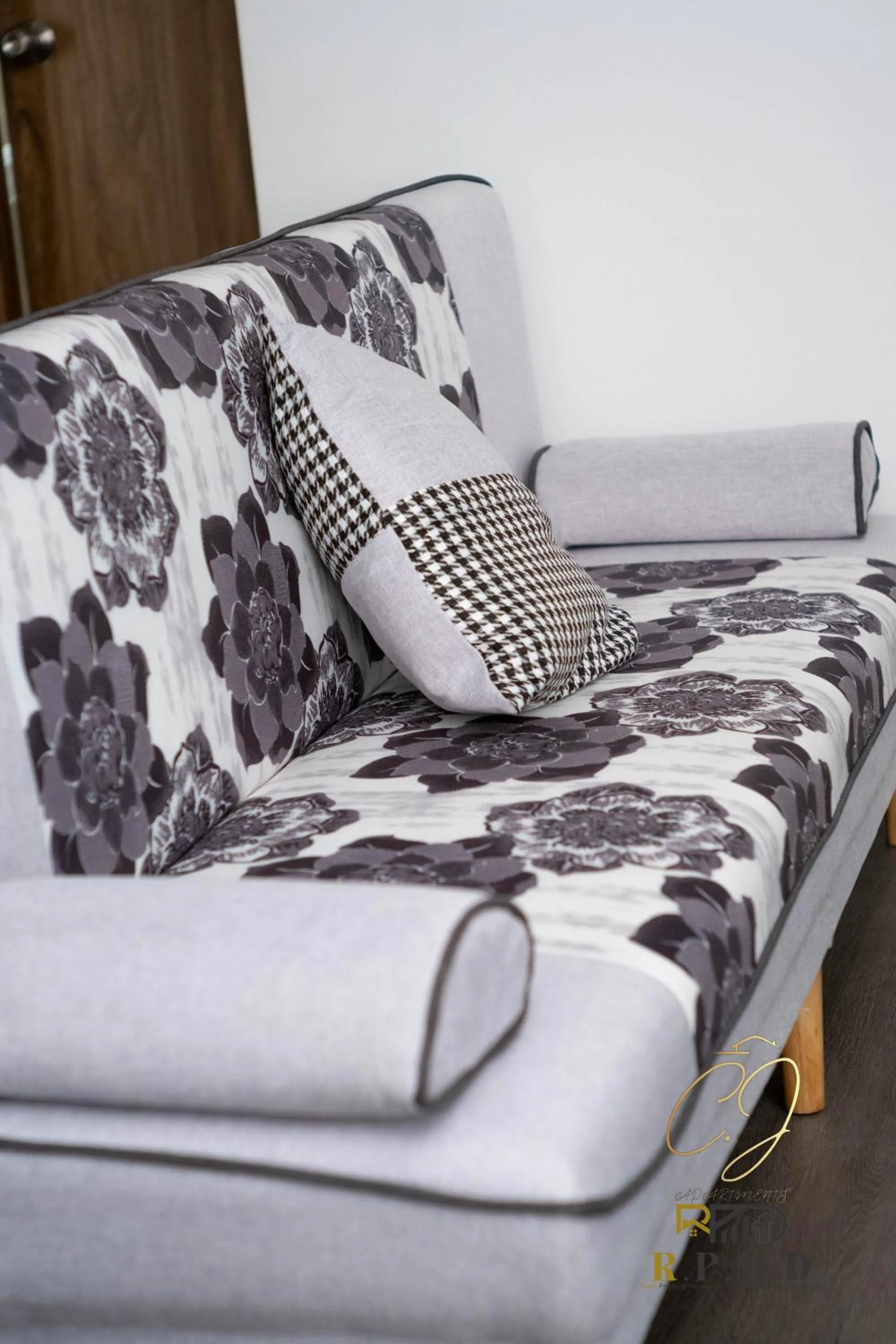 Living room in CJ Apartments