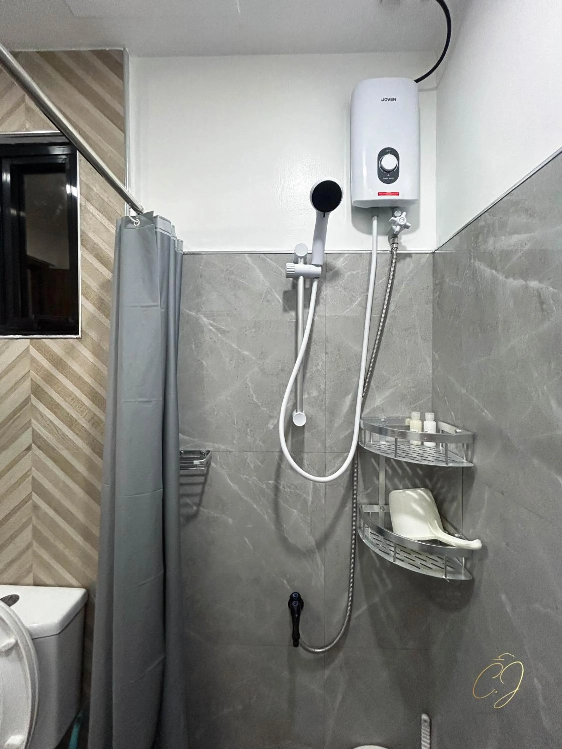 Shower in CJ Apartments