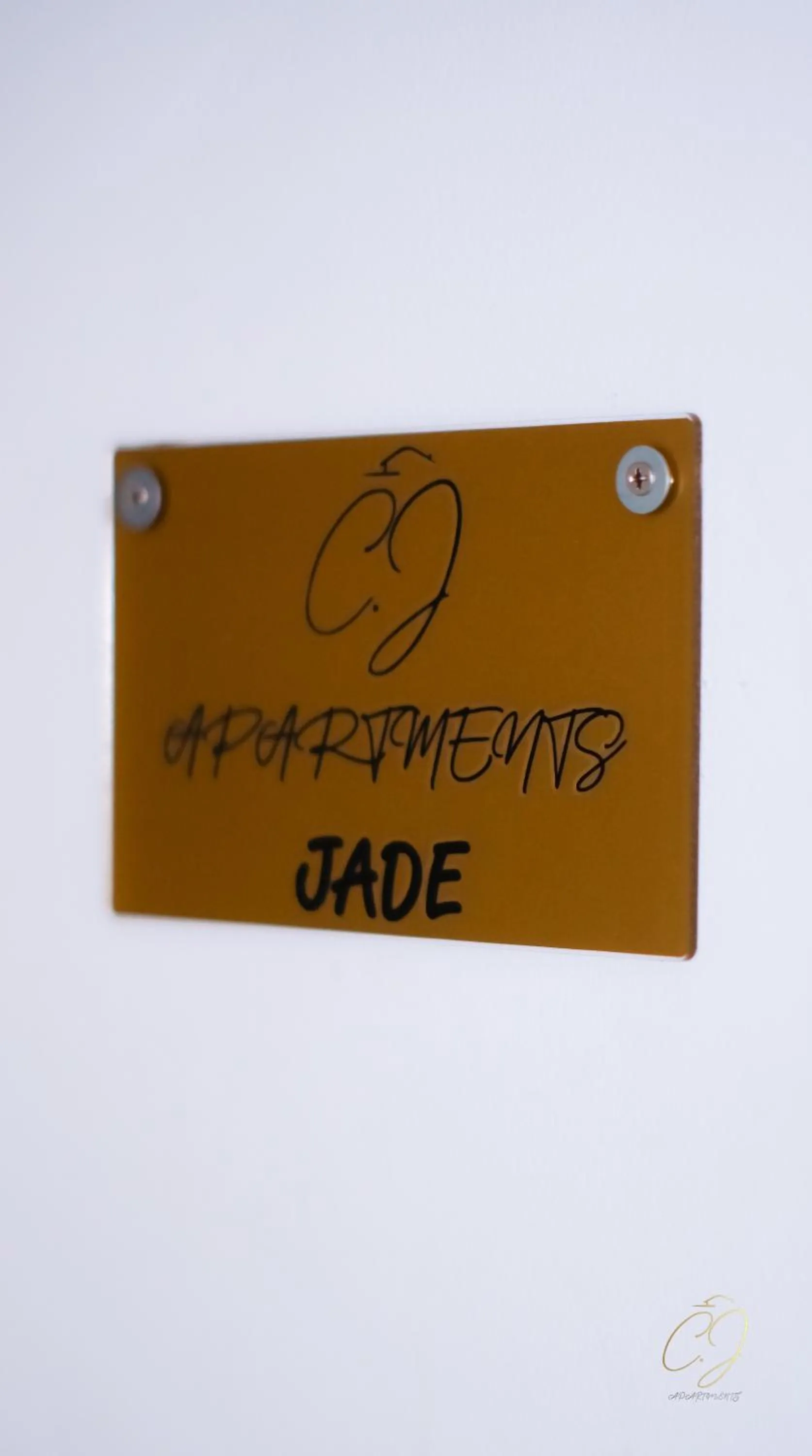 Property logo or sign in CJ Apartments