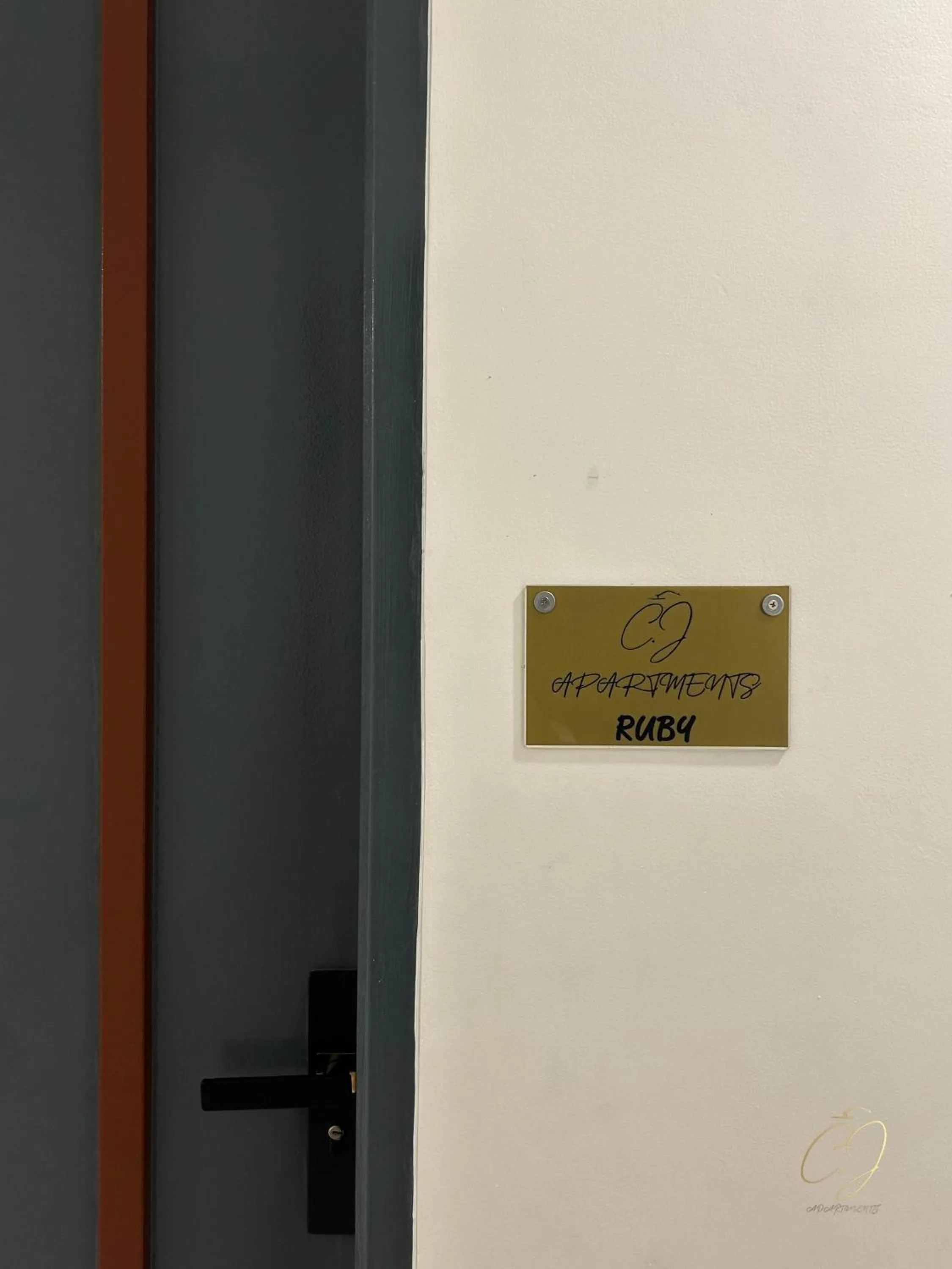 Property logo or sign in CJ Apartments