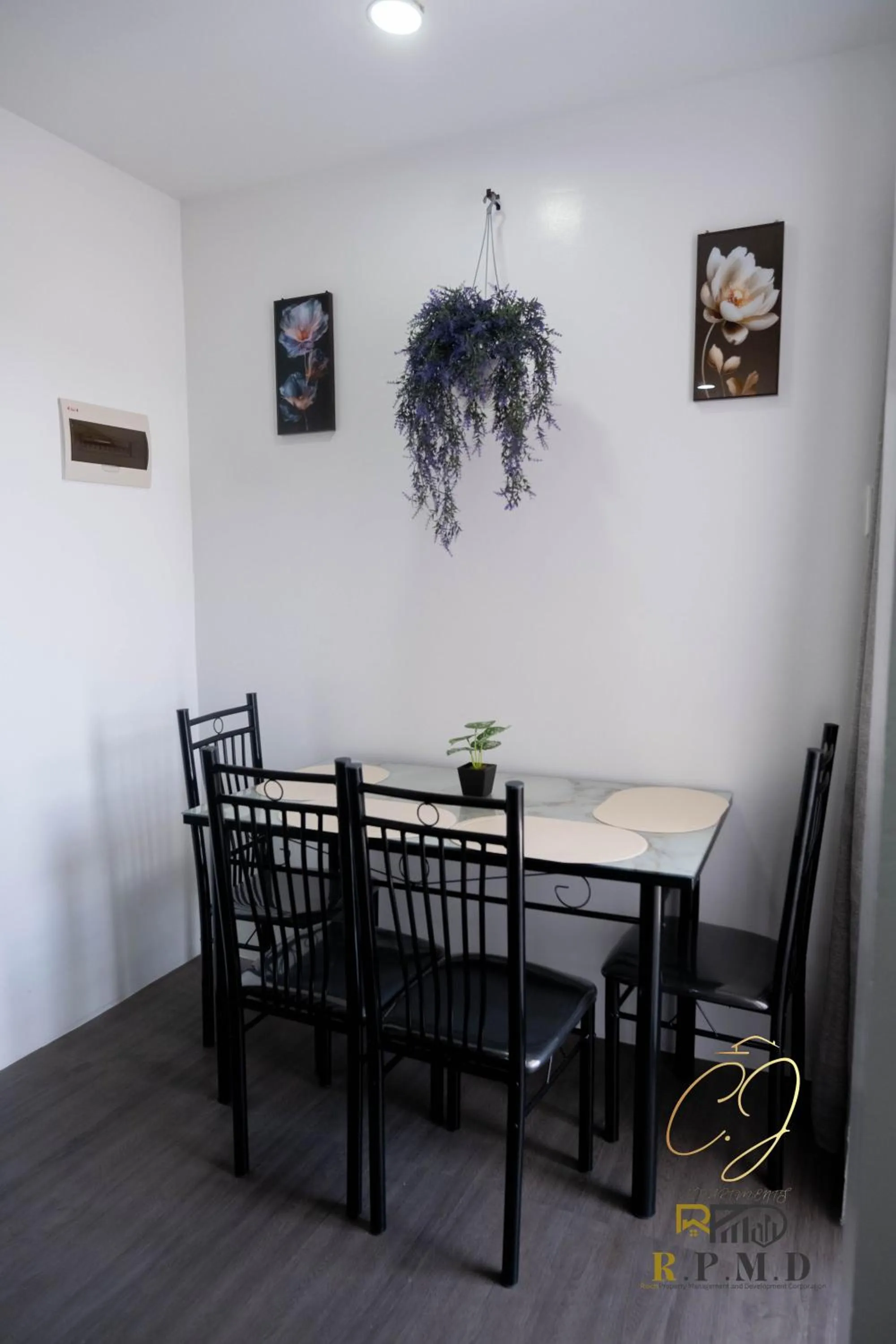 Living room in CJ Apartments