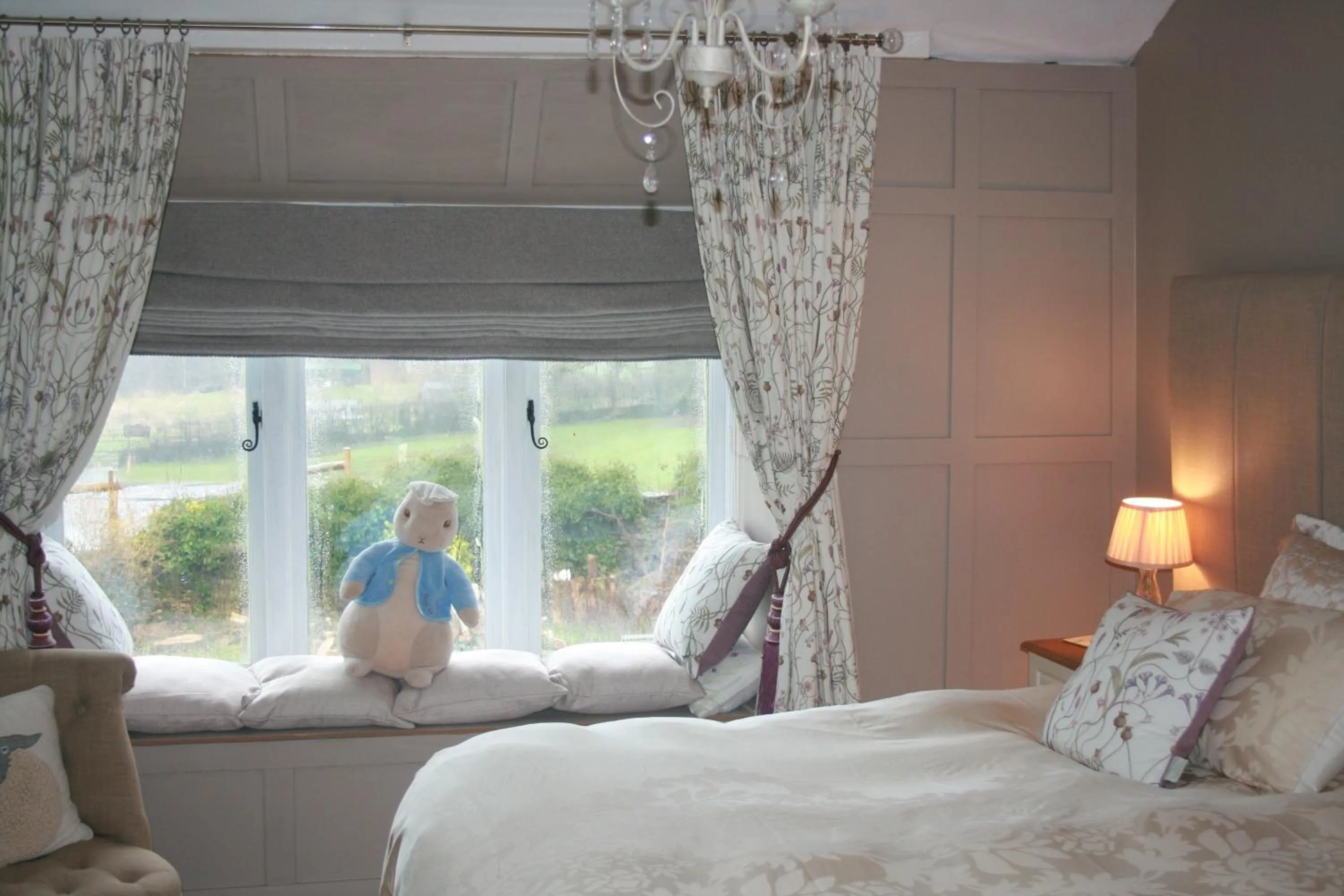 Bed in School House Cottage B&B and tea garden