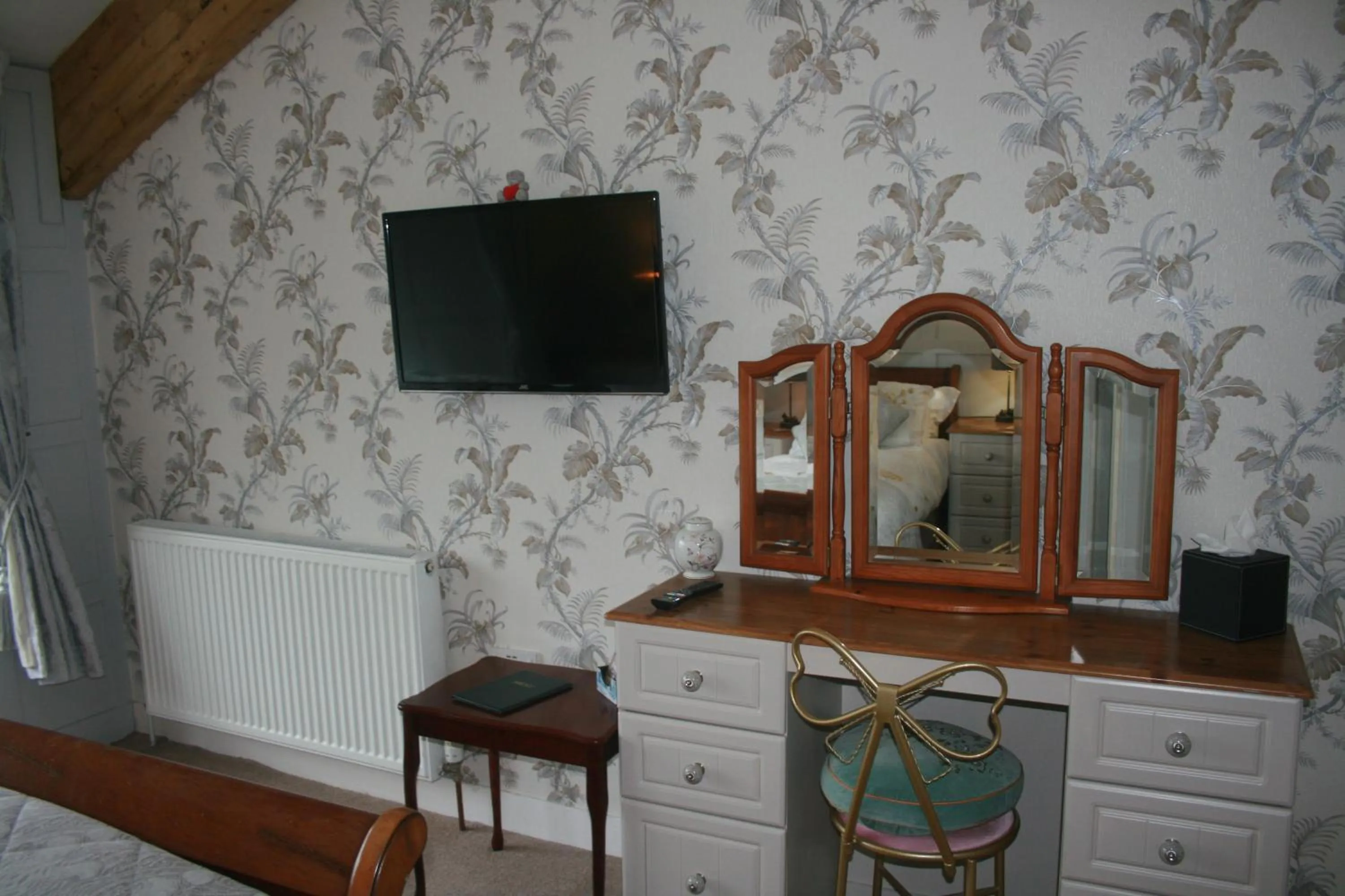 TV and multimedia in School House Cottage B&B and tea garden